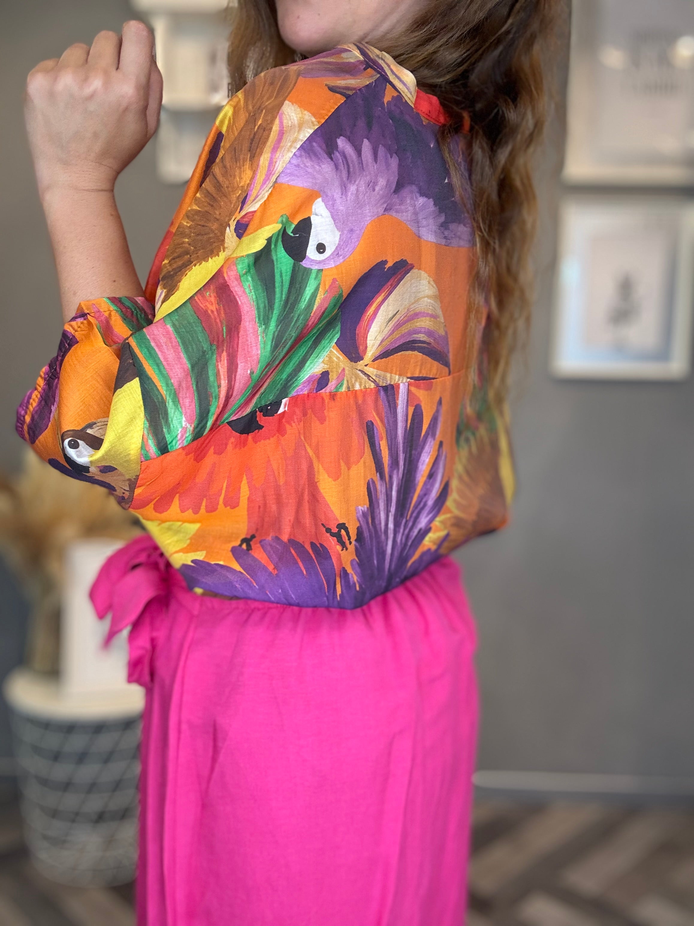 Camicia Isla Bonita Pappagalli