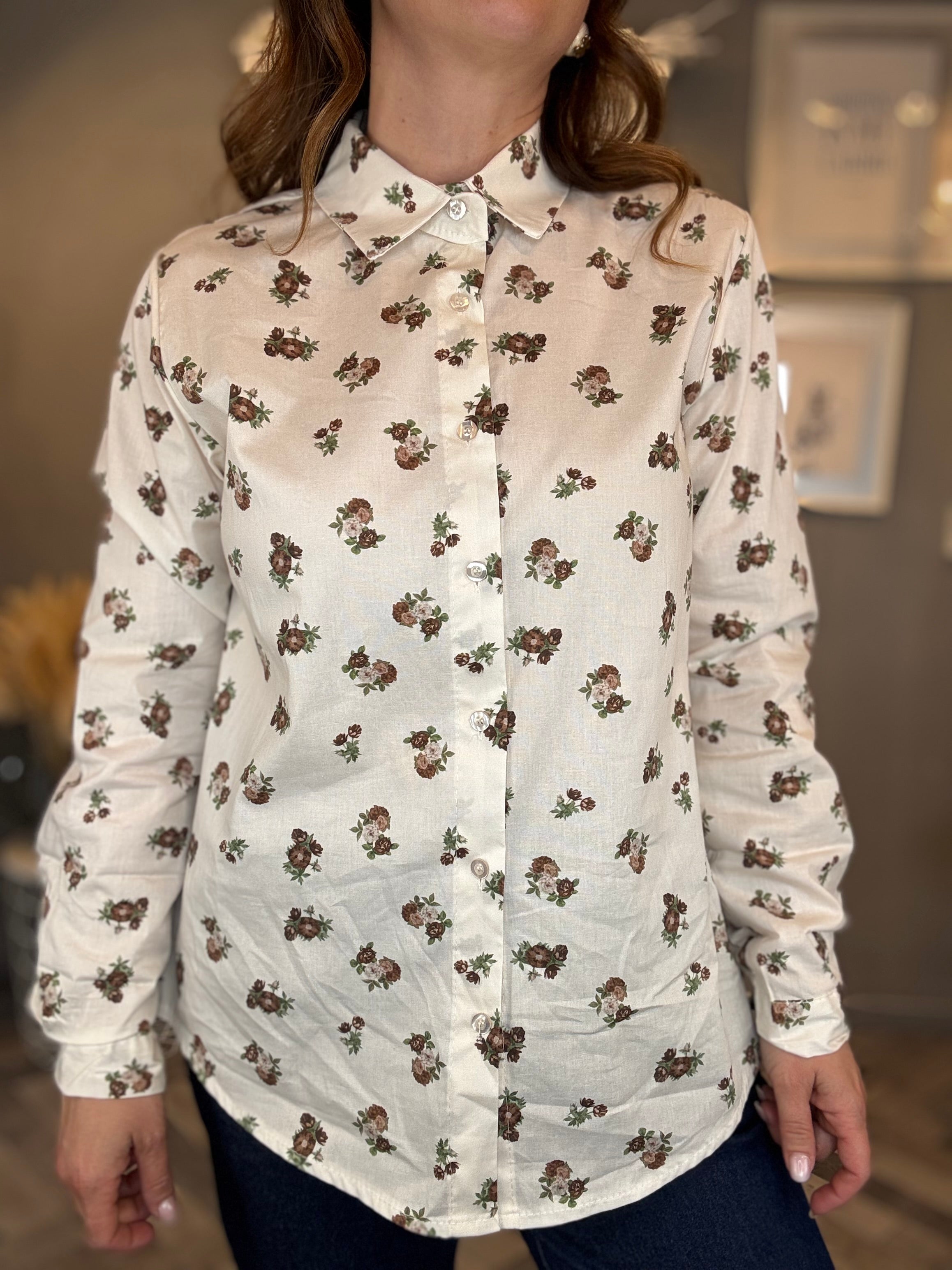Camicia fiori vintage