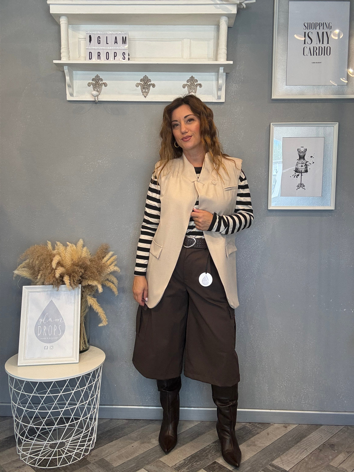 Gilet Elegance beige