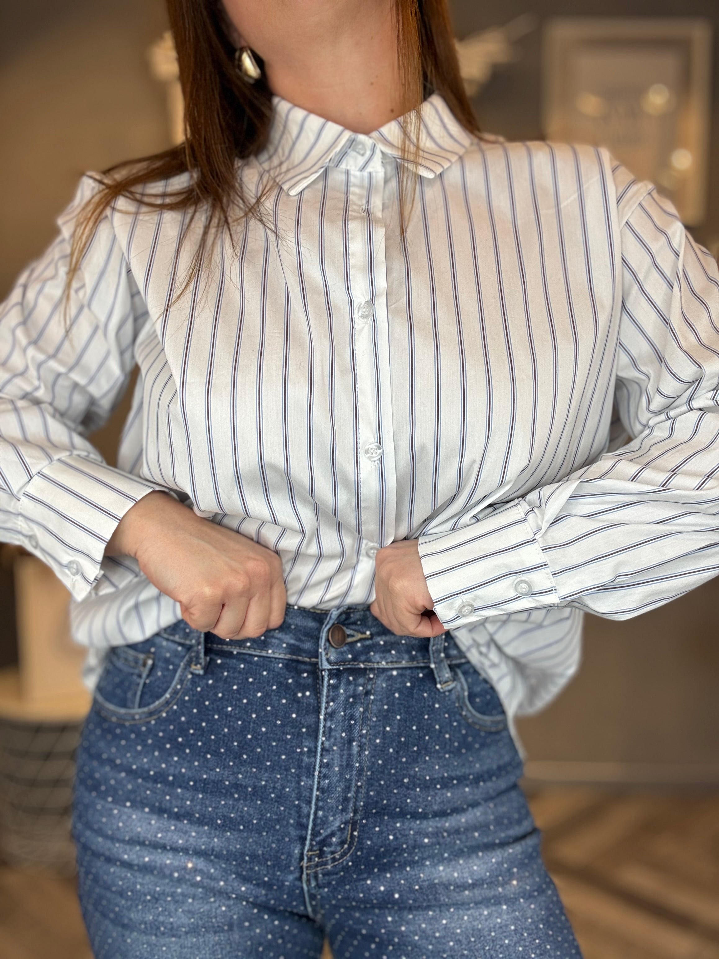 Jeans strass all over