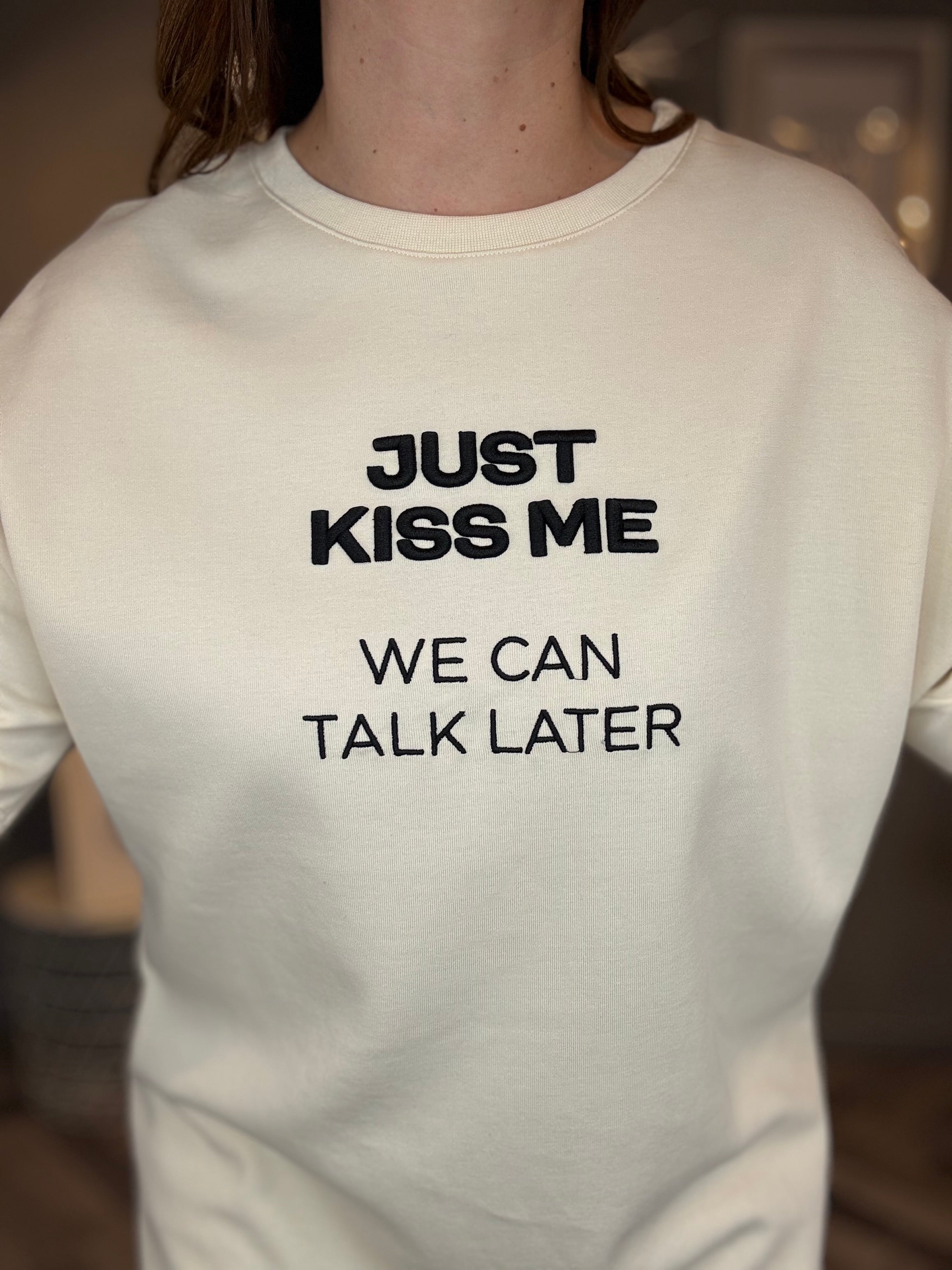 Lumina t-shirt Just kiss me burro