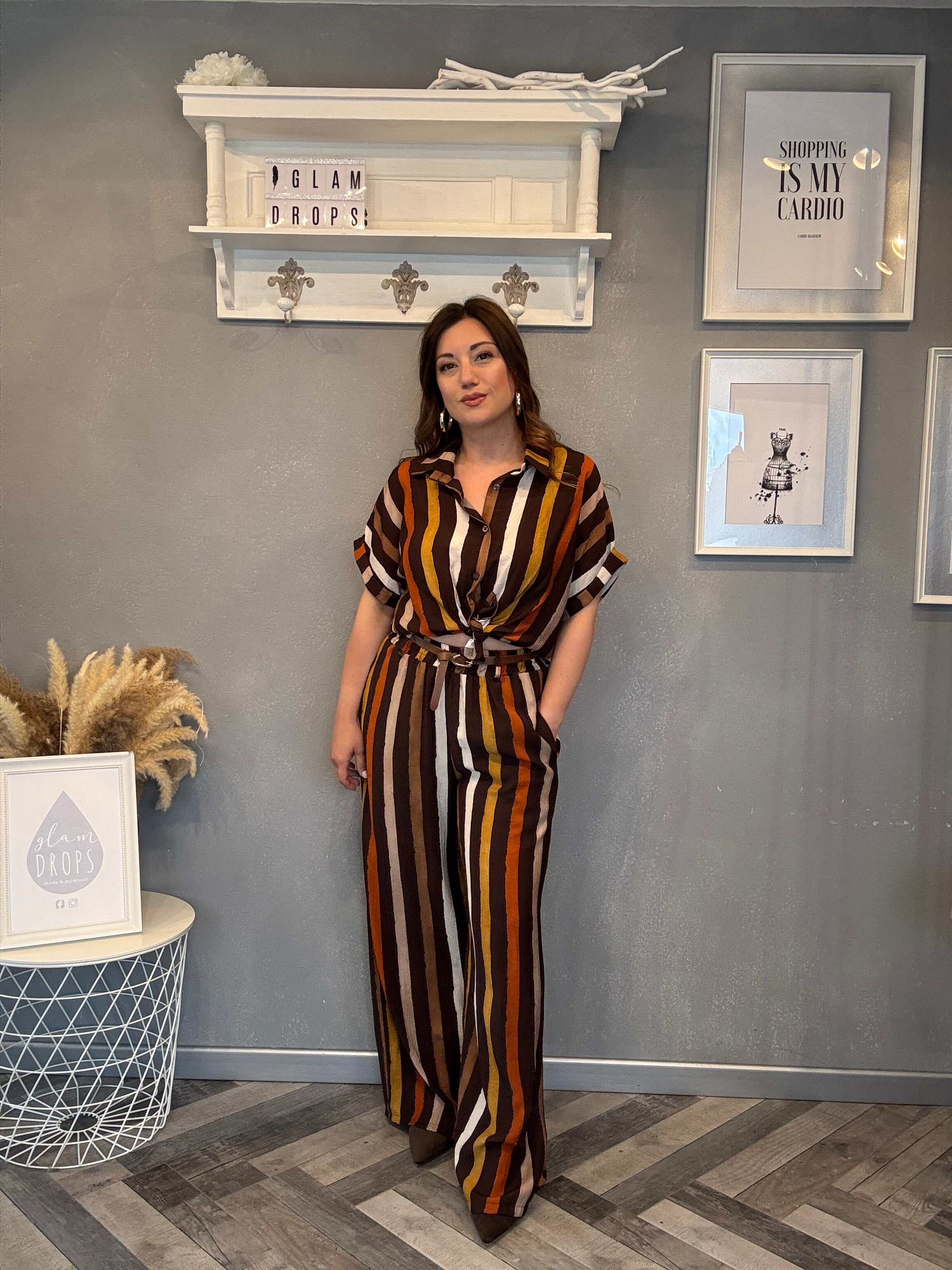 Coordinato righe Choco Sunset