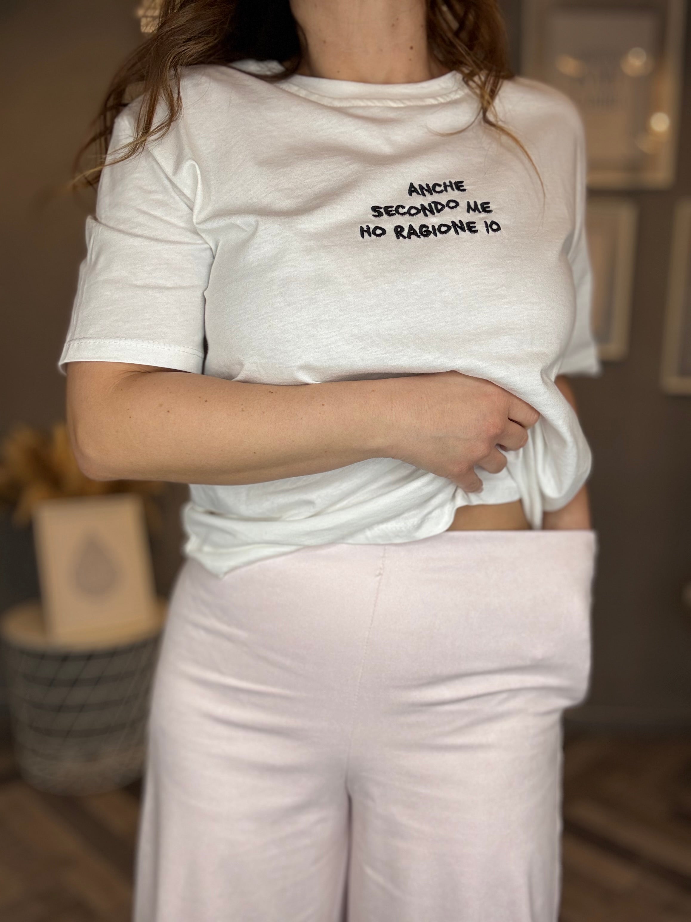 Pantalone eco suede wide rosa pastello