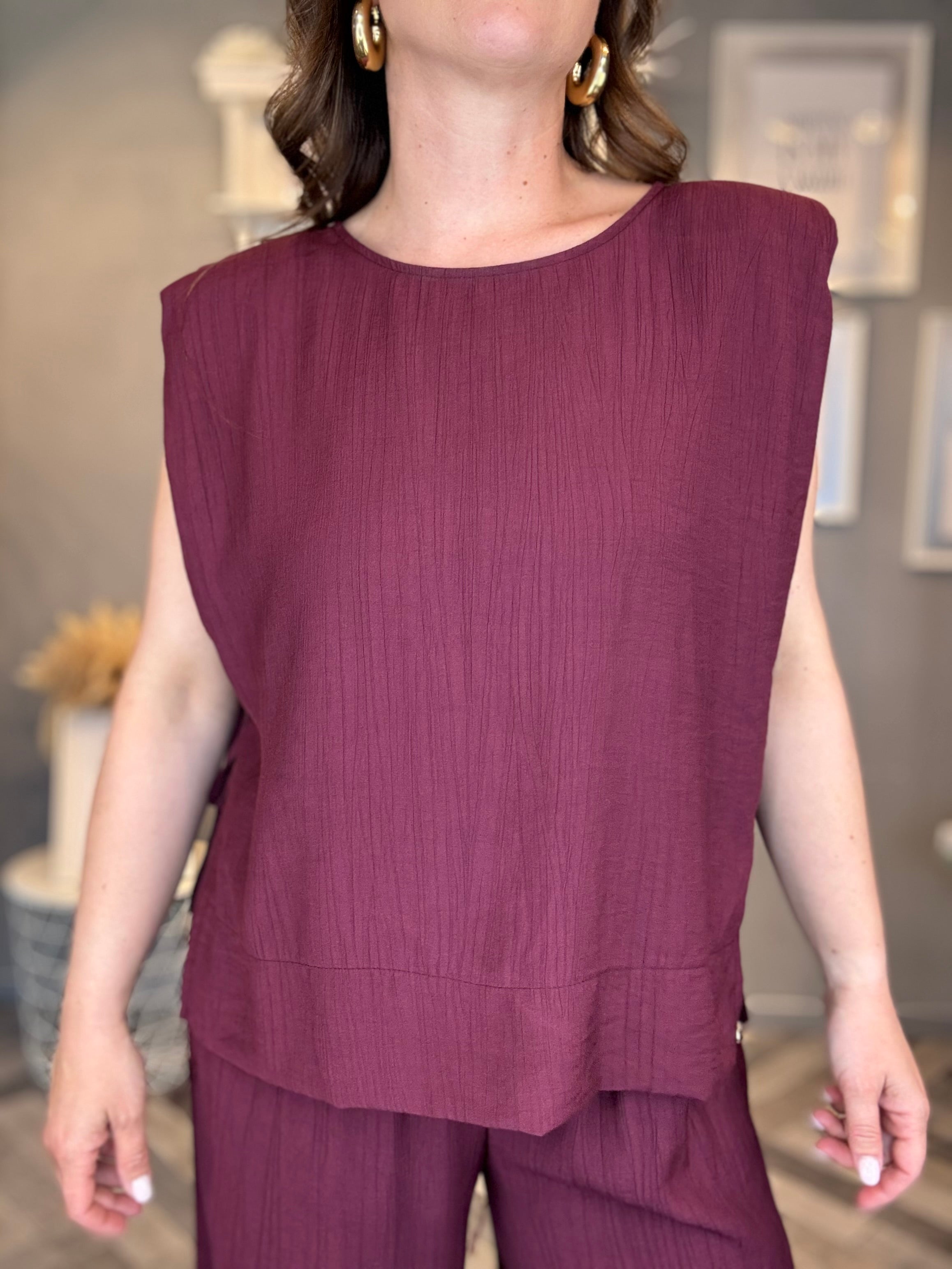 Coordinato Soft Essential Borgogna