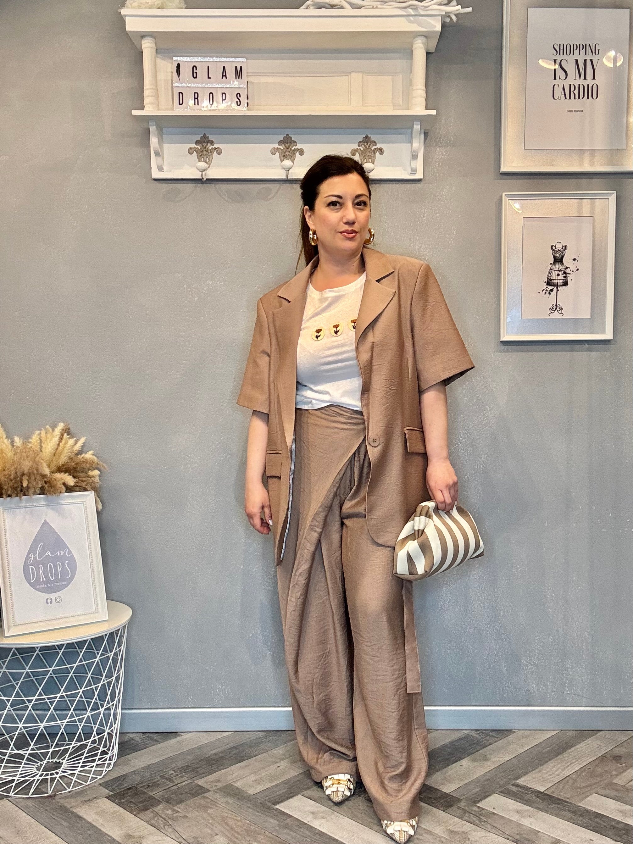 Lumina pantalone pareo mocha mousse