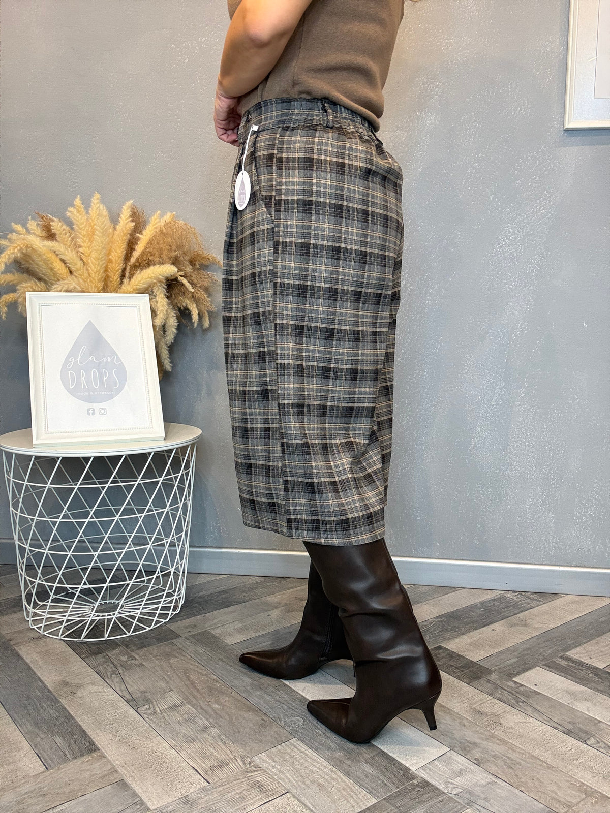 Bermuda check grigio