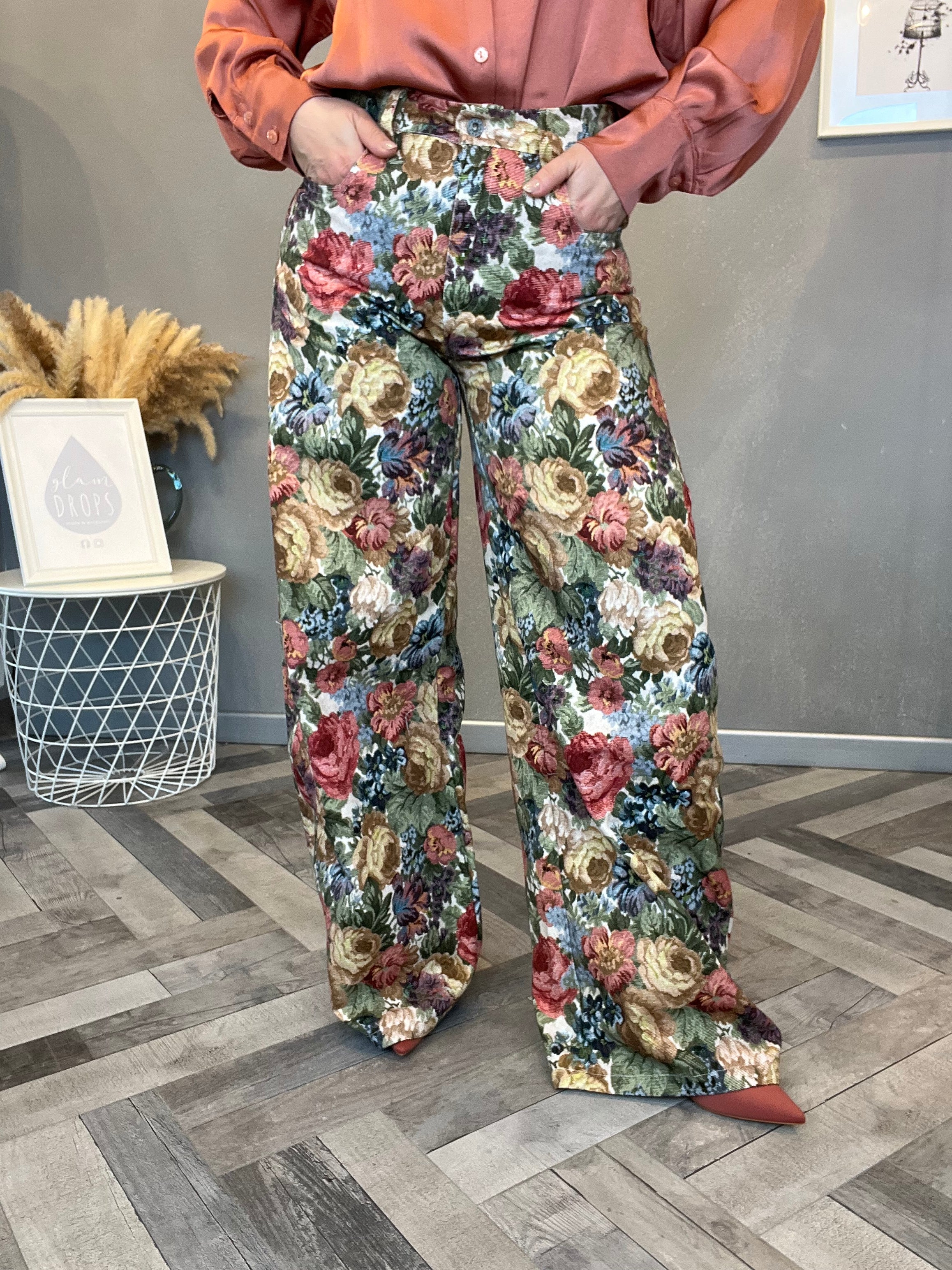 Jeans fiori Bloom