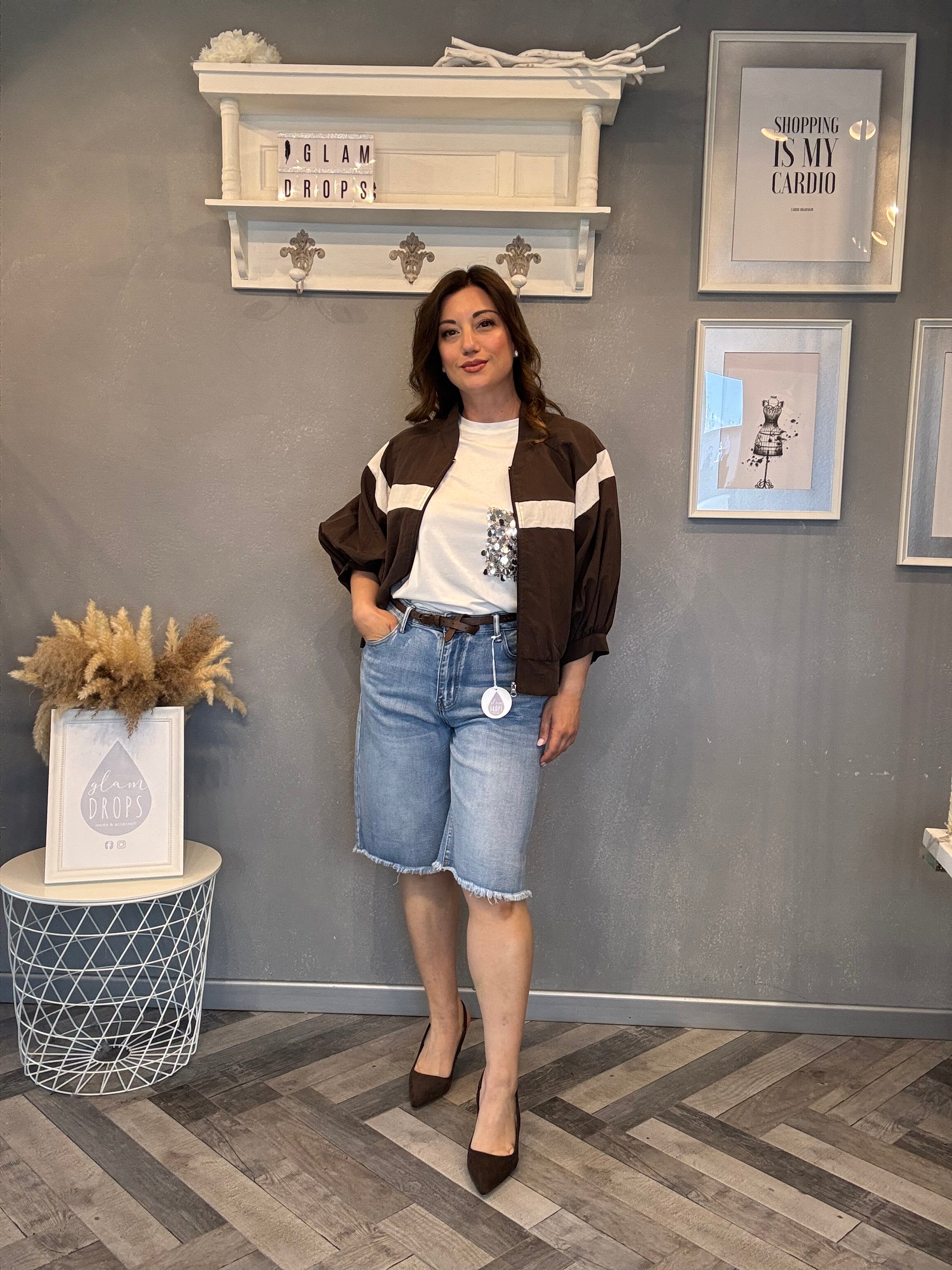 Bermuda di jeans