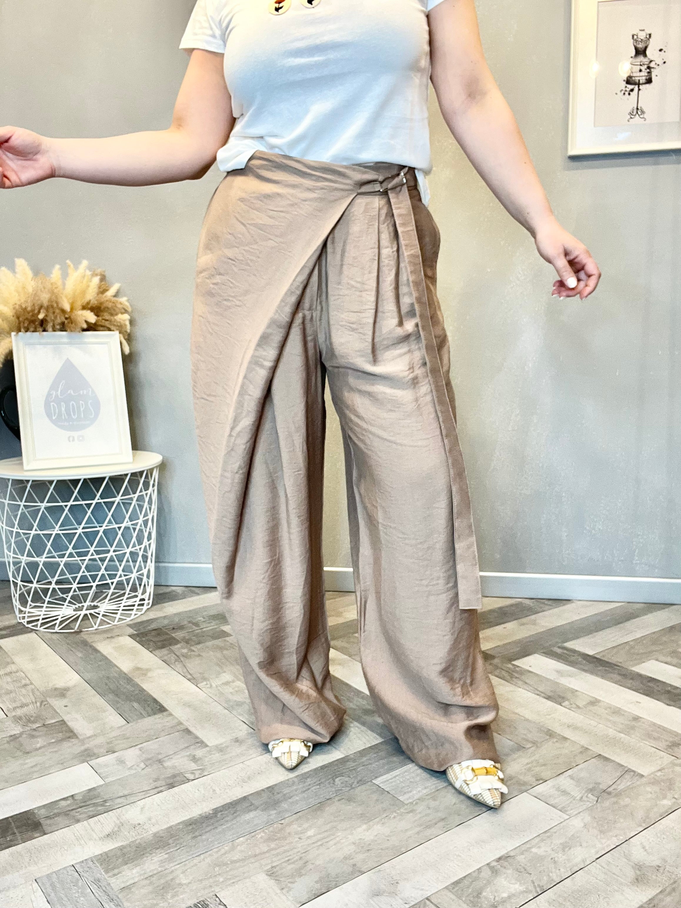 Lumina pantalone pareo mocha mousse