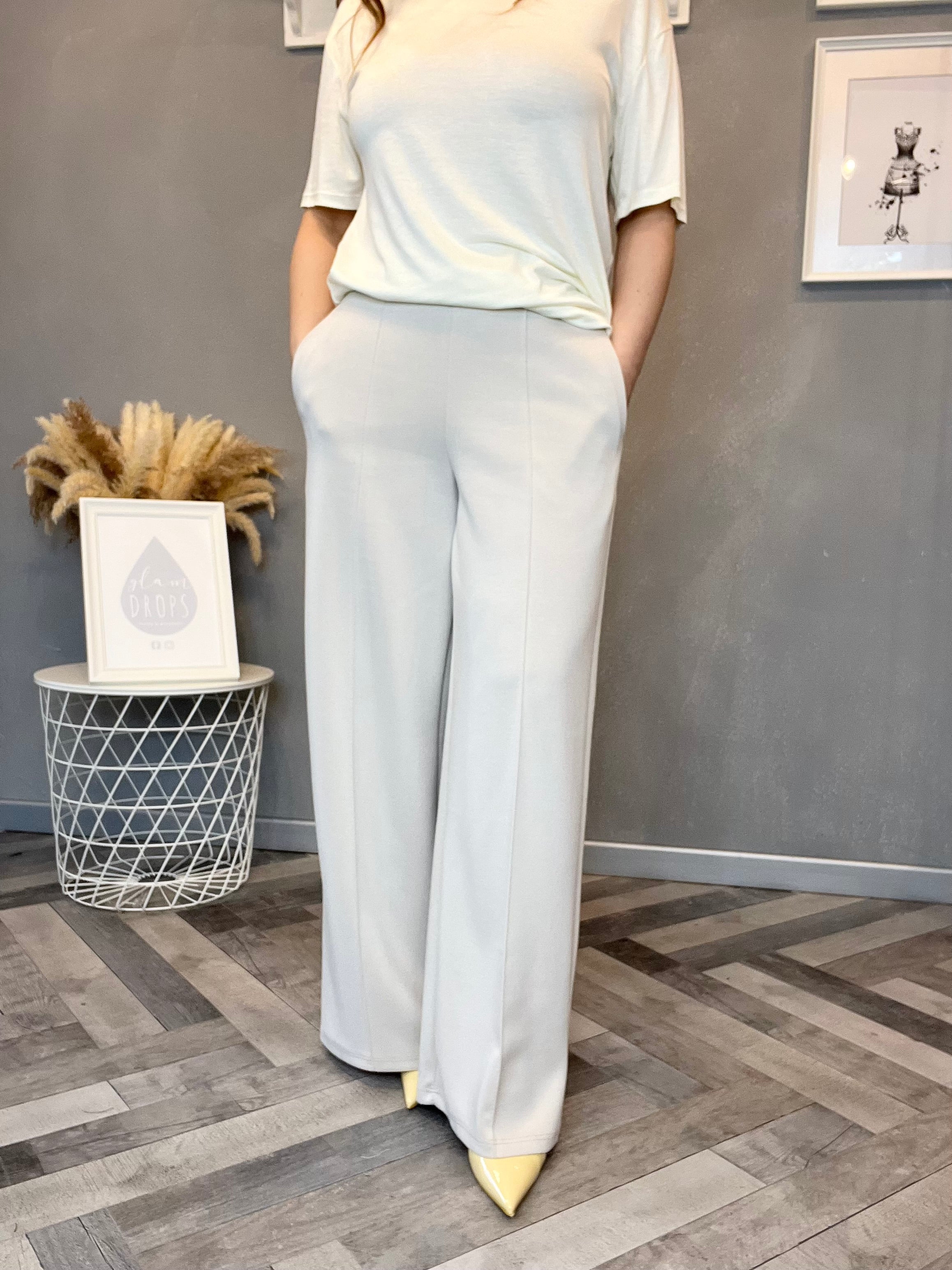 Pantalone palazzo punto Milano sabbia