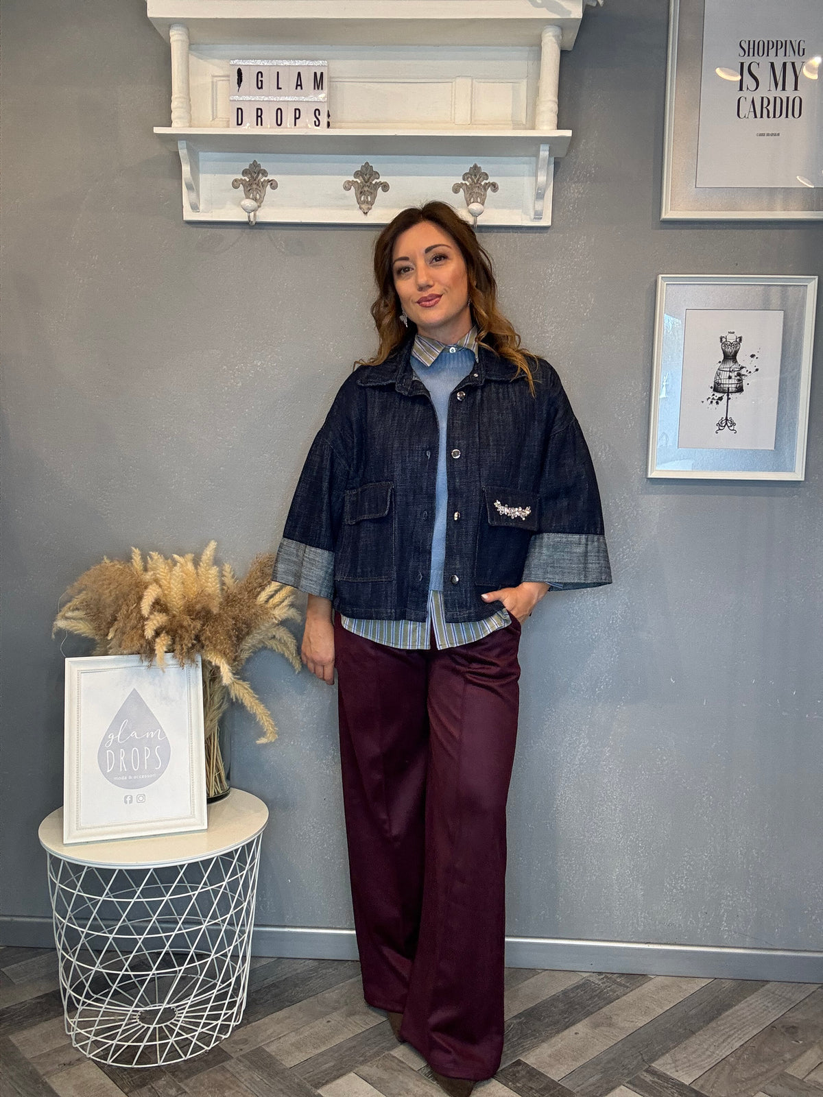 Giacca Diamond denim