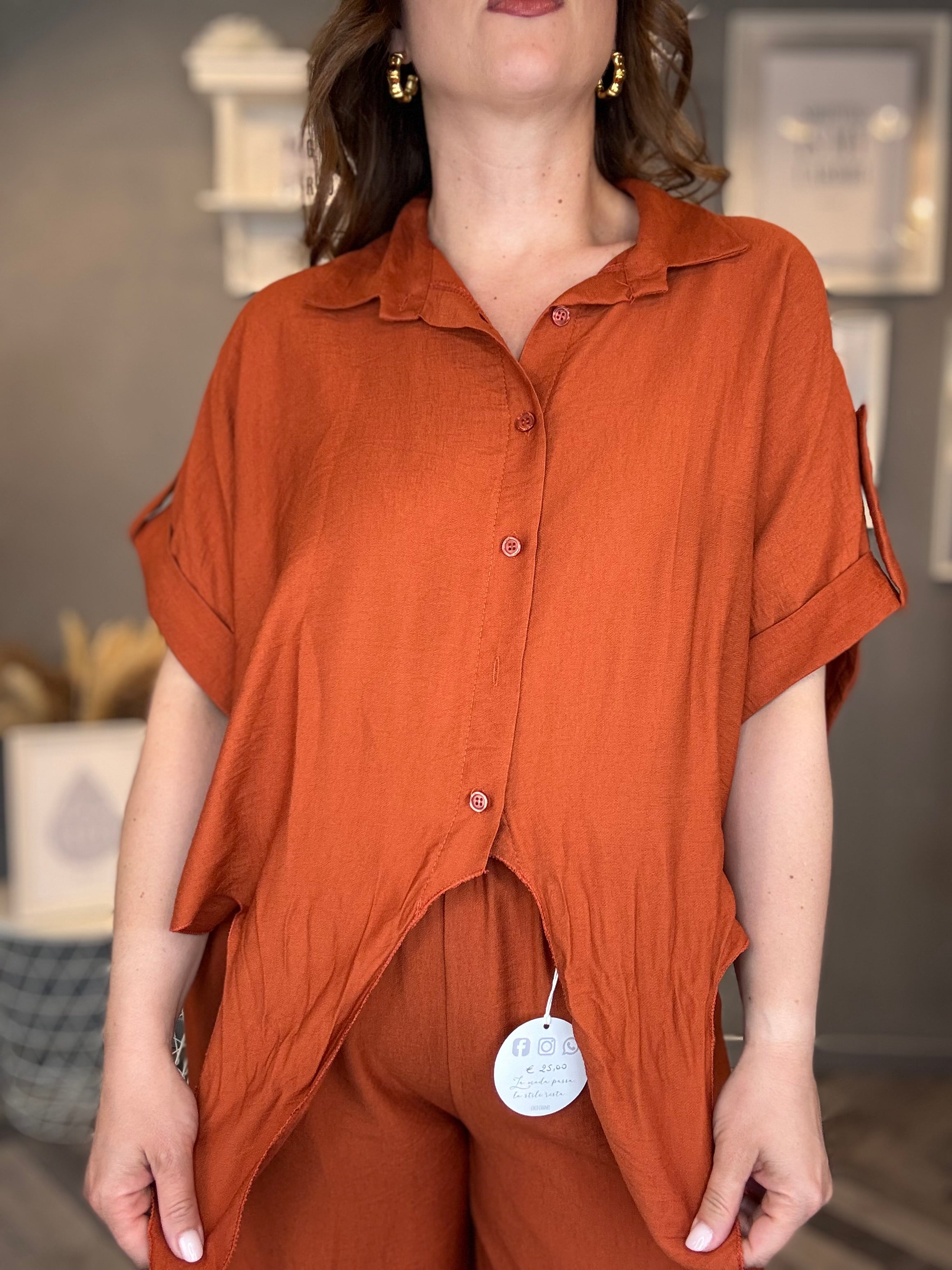 Camicia Nuance Ruggine