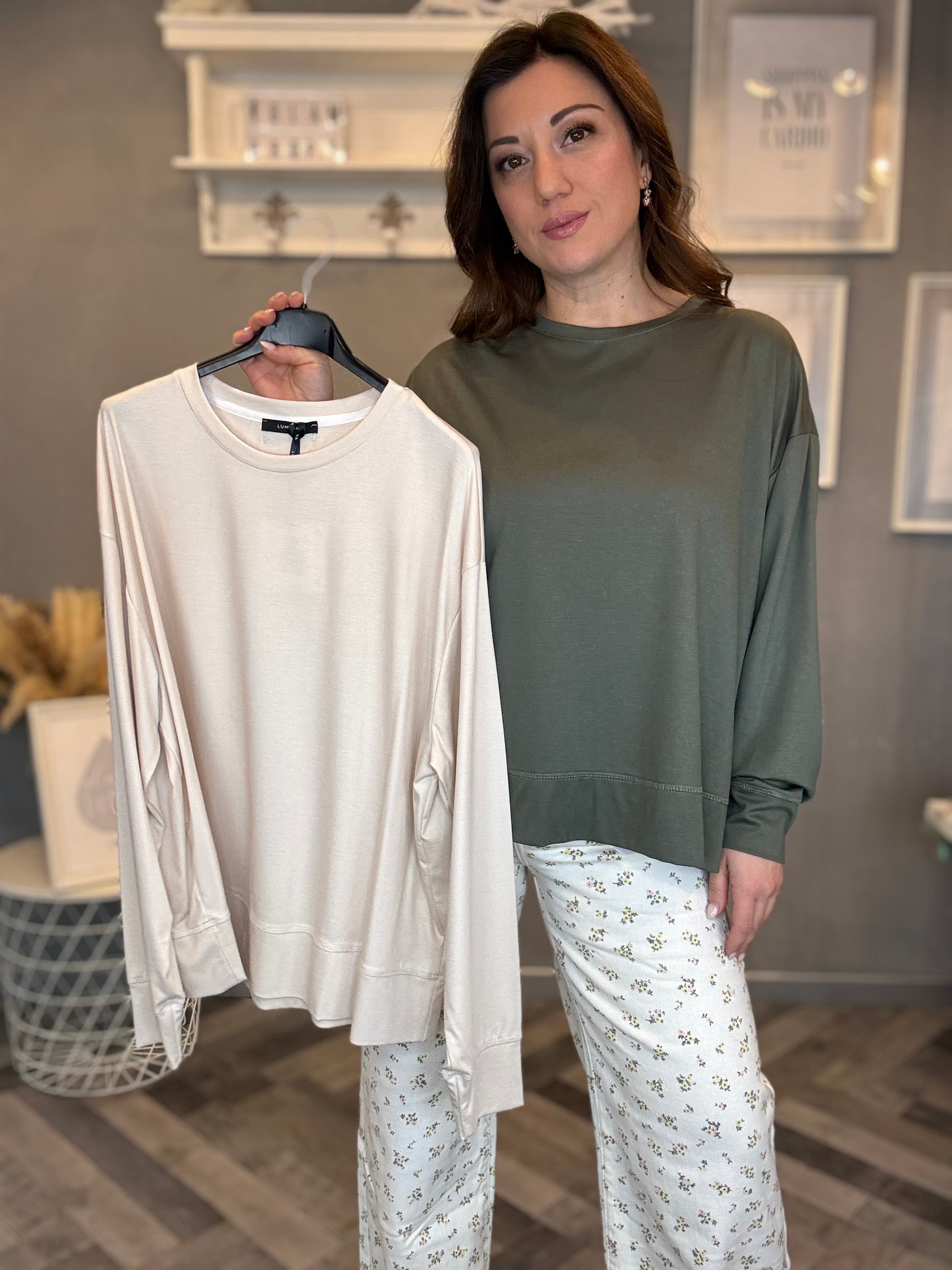 Lumina maglia over morbida