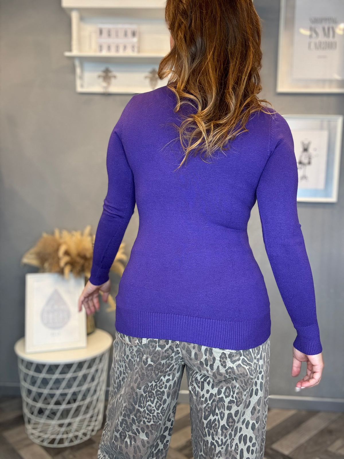 Maglia Essenziale Soft viola
