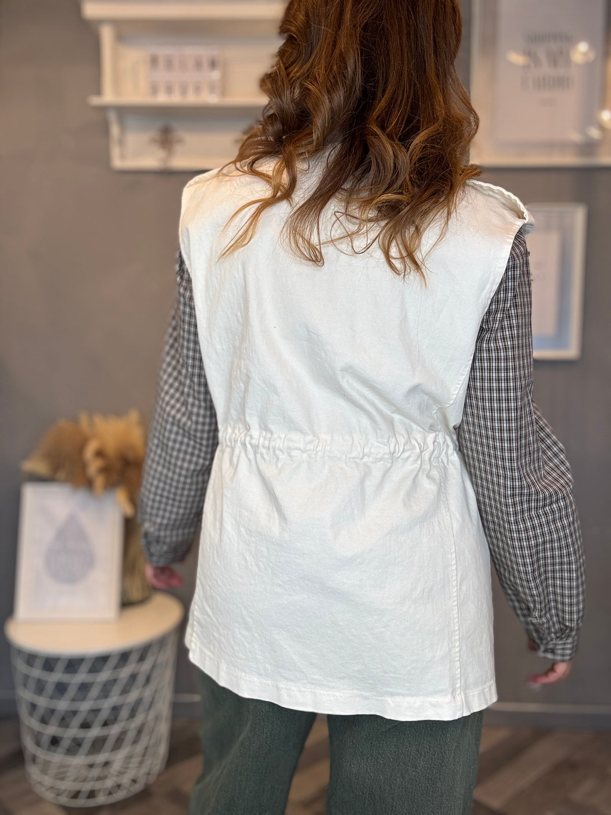 Gilet Cabochon burro