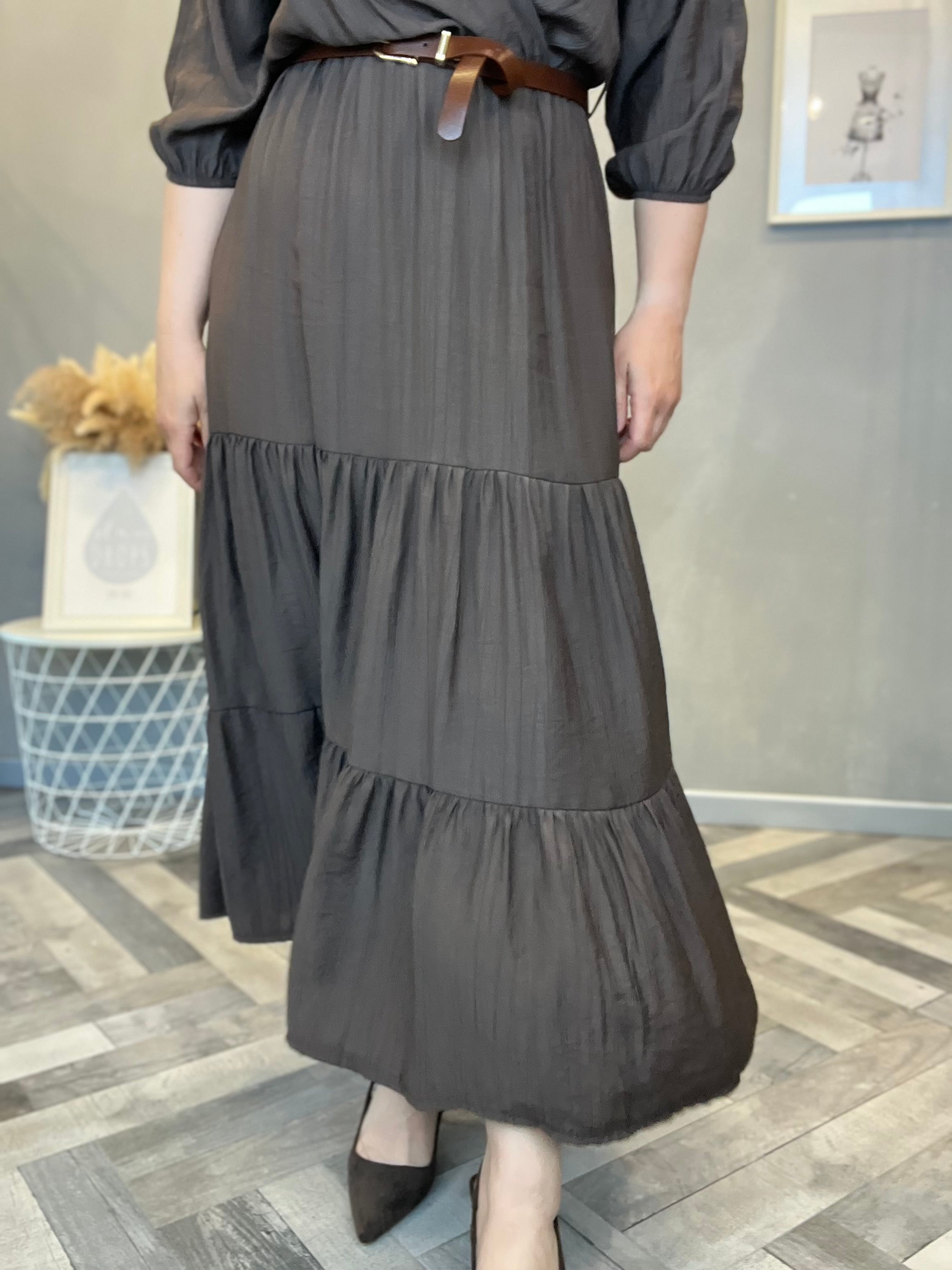 Abito Midi incrocio Soft Moro