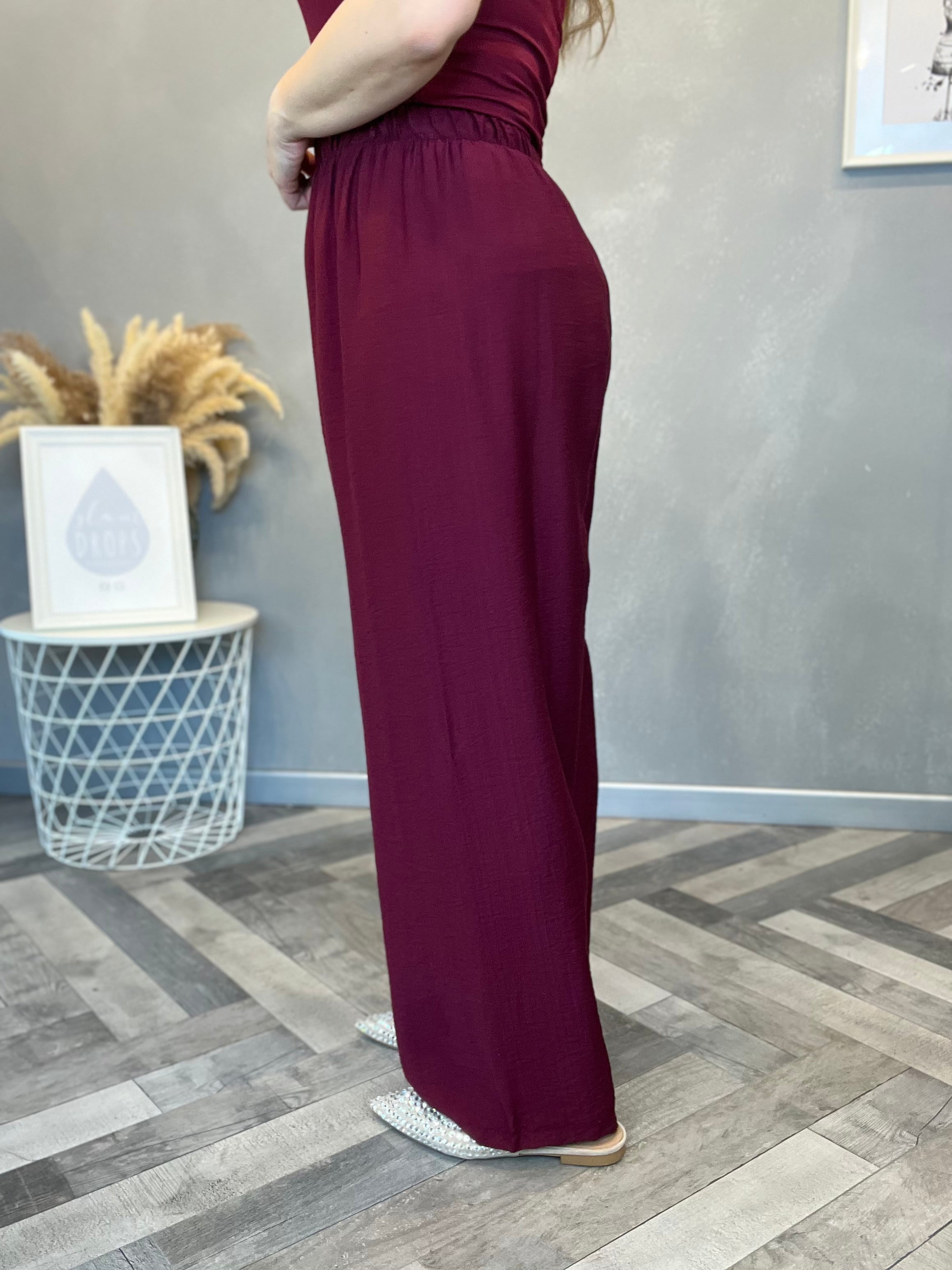 Pantalone Aurora borgogna