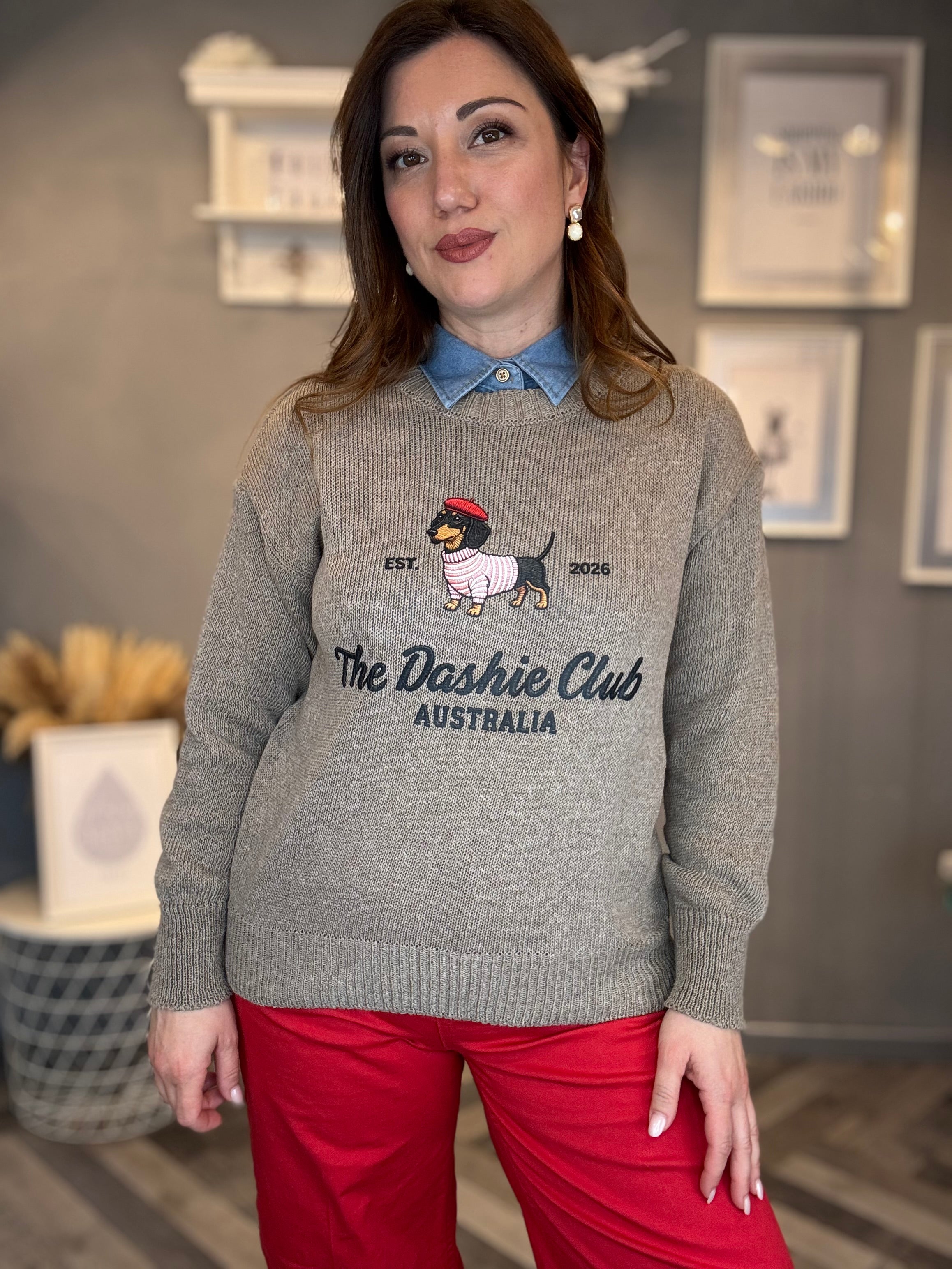 Maglioncino Bassotto tortora