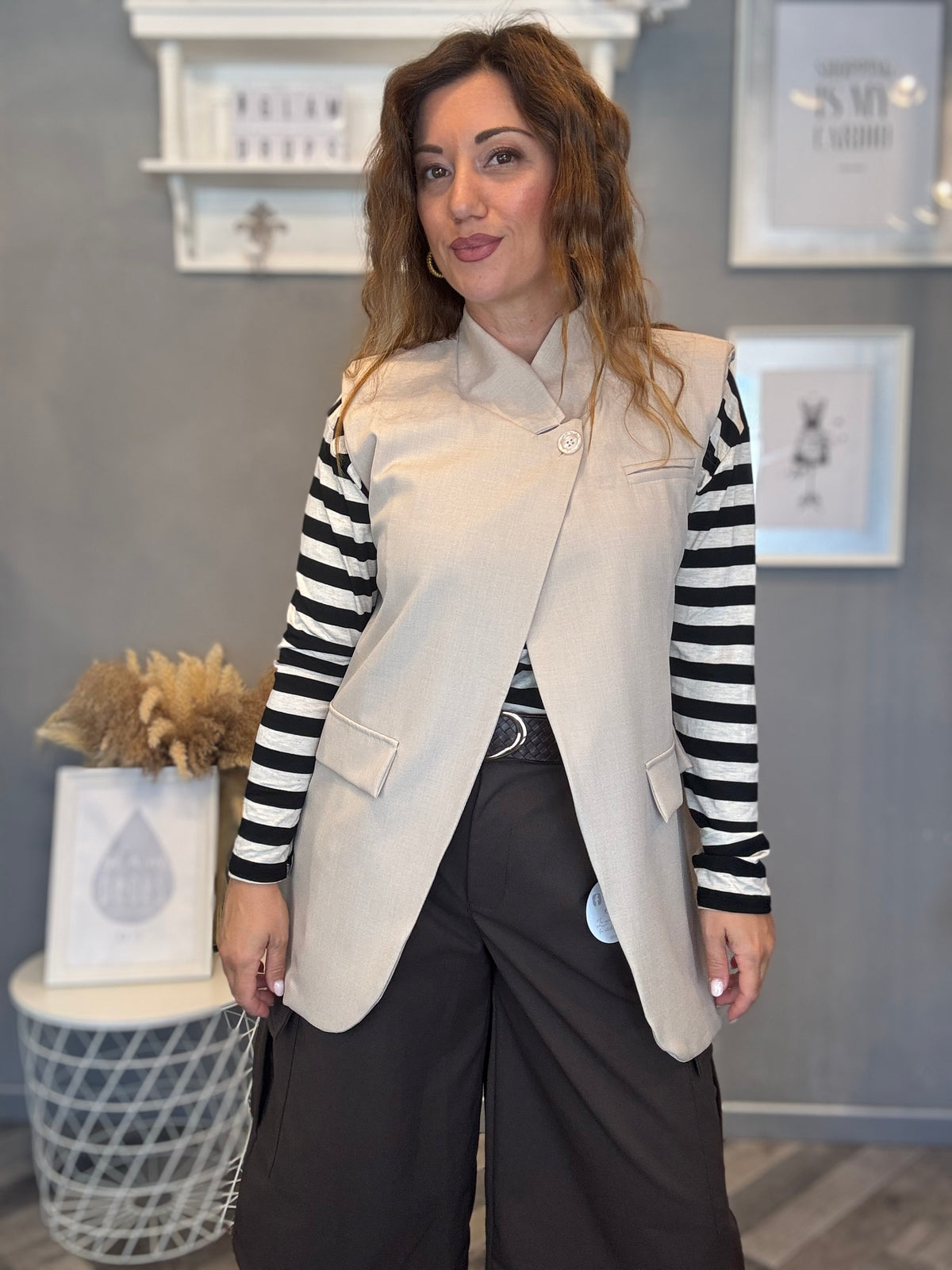 Gilet Elegance beige