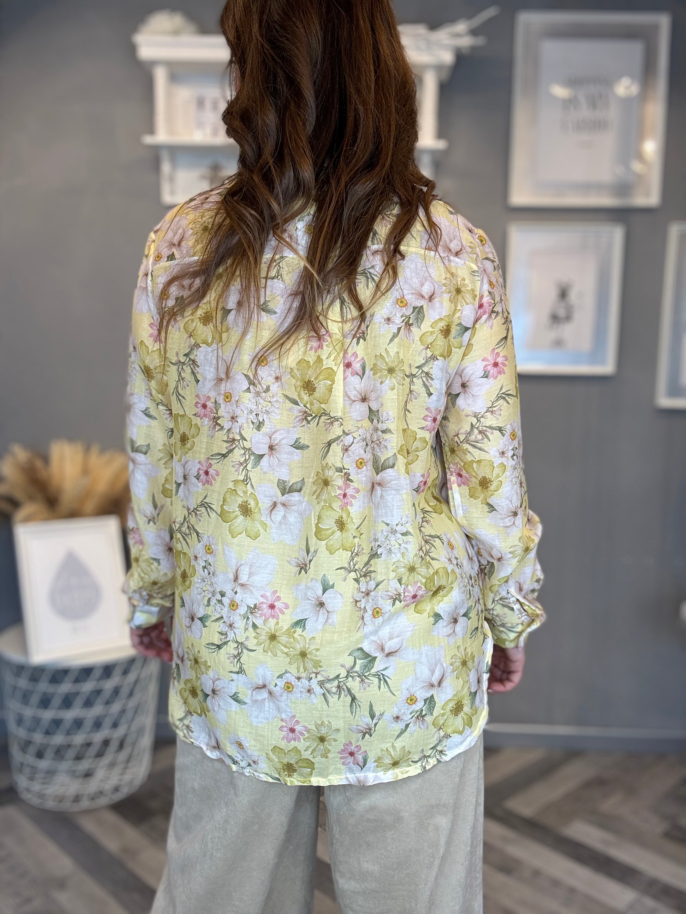 Camicia Bloom gialla