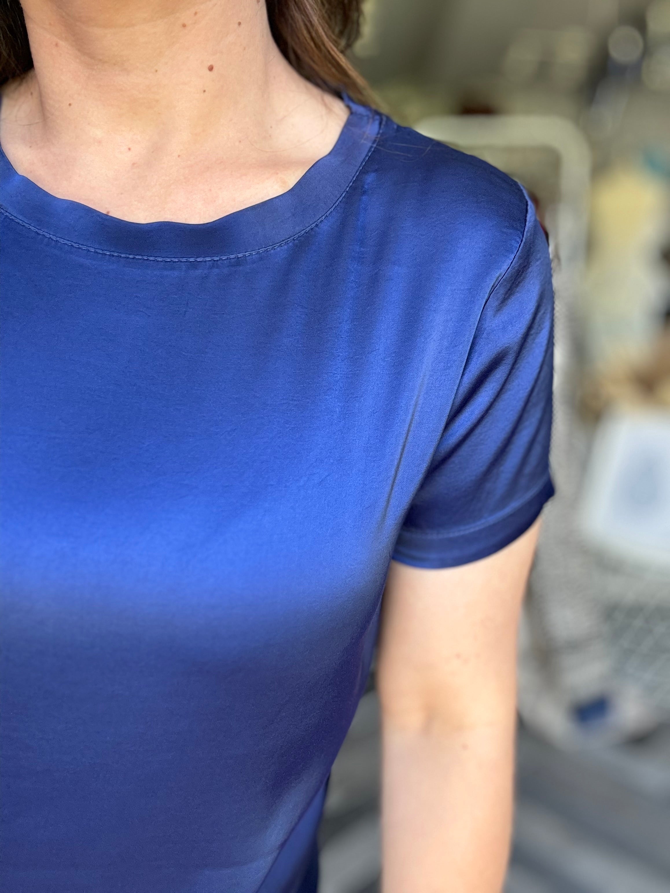 Blusa Vicky in raso di viscosa