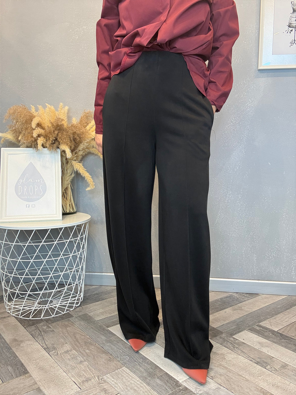 Pantalone palazzo Linea nero