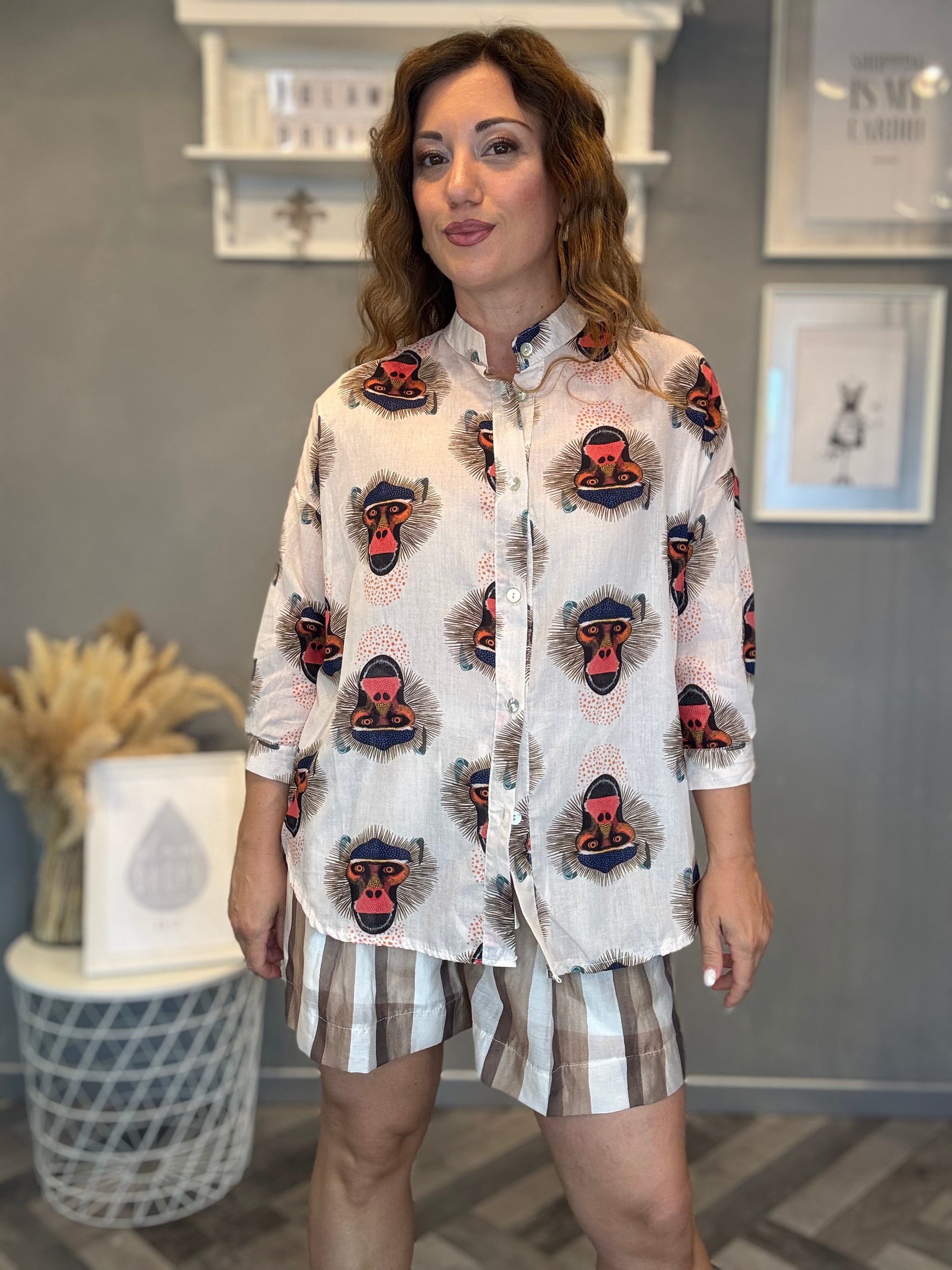 Camicia Isla Bonita scimmia
