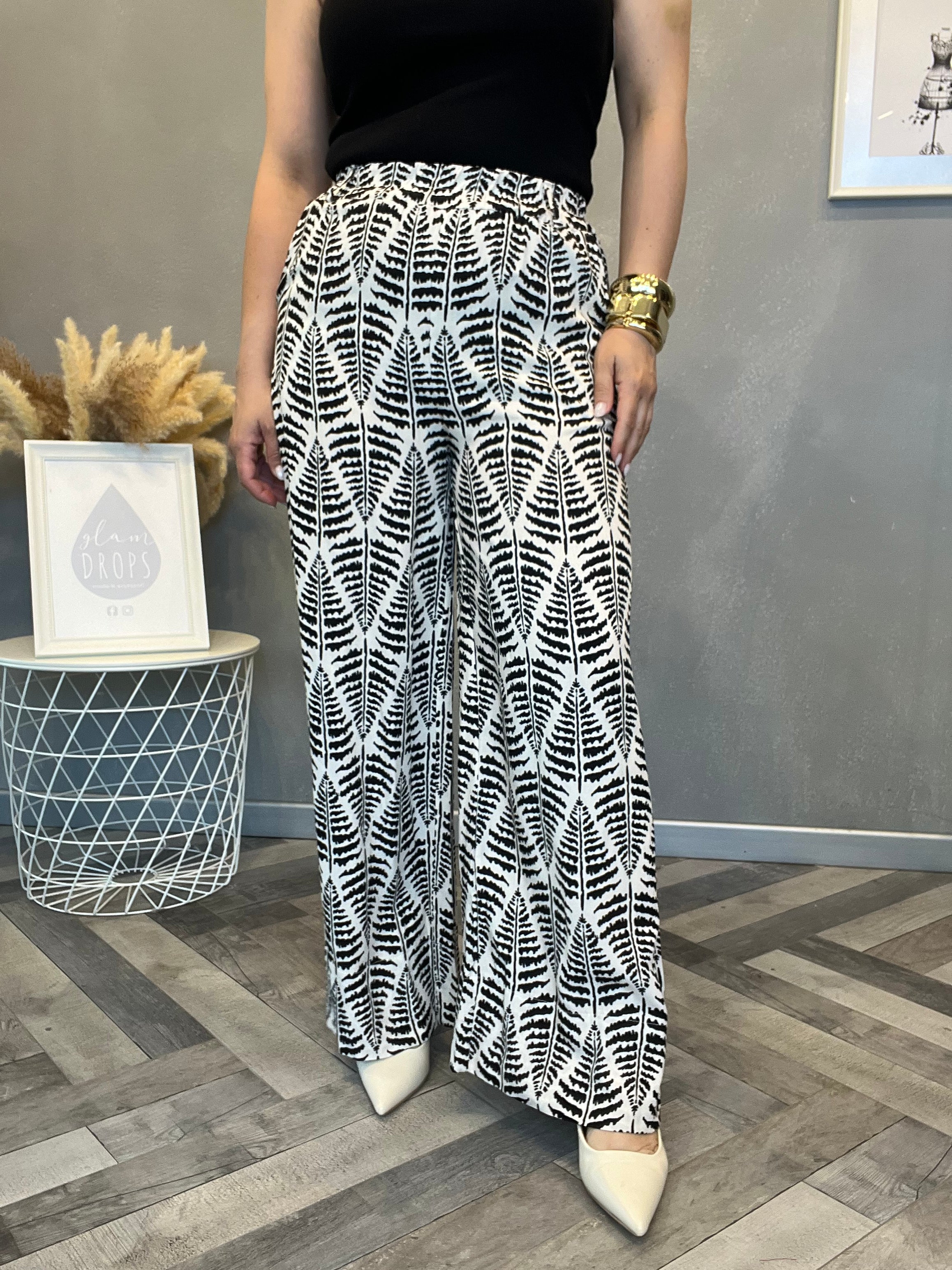 Pantalone felce nero