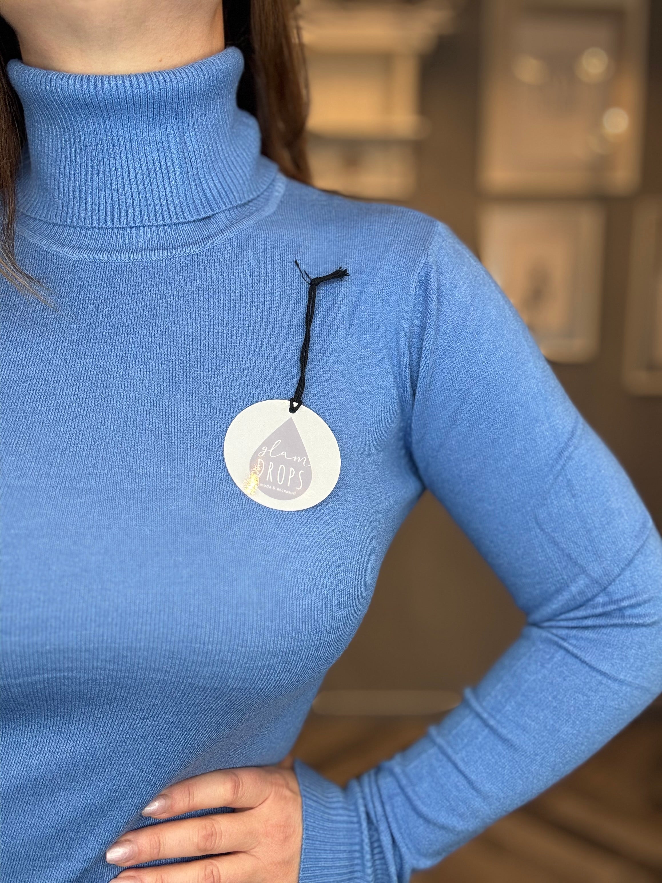 Lupetto basic azzurro