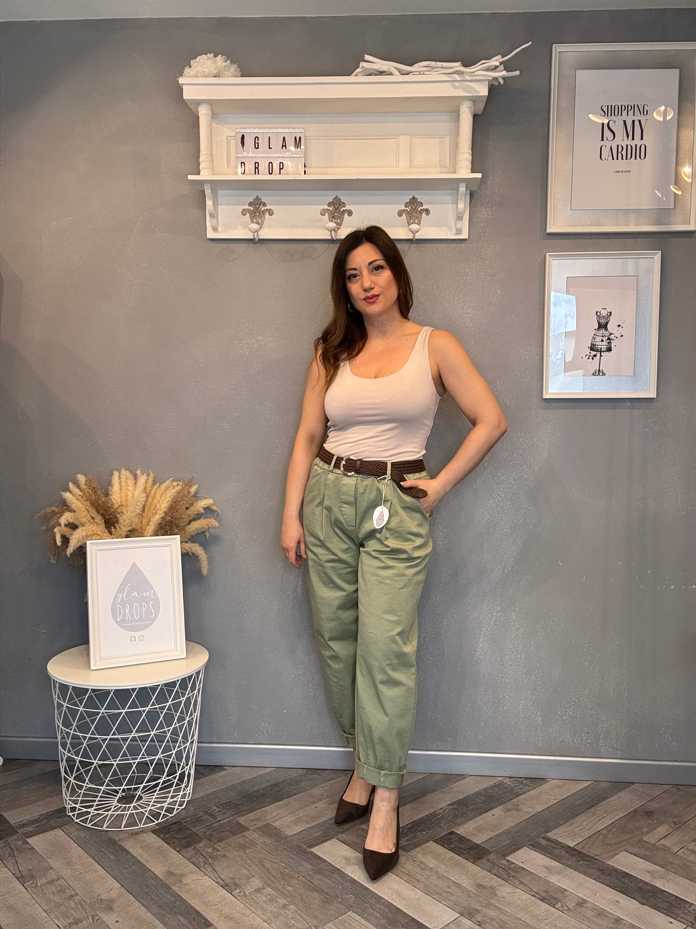 Canottiera modellante basic beige