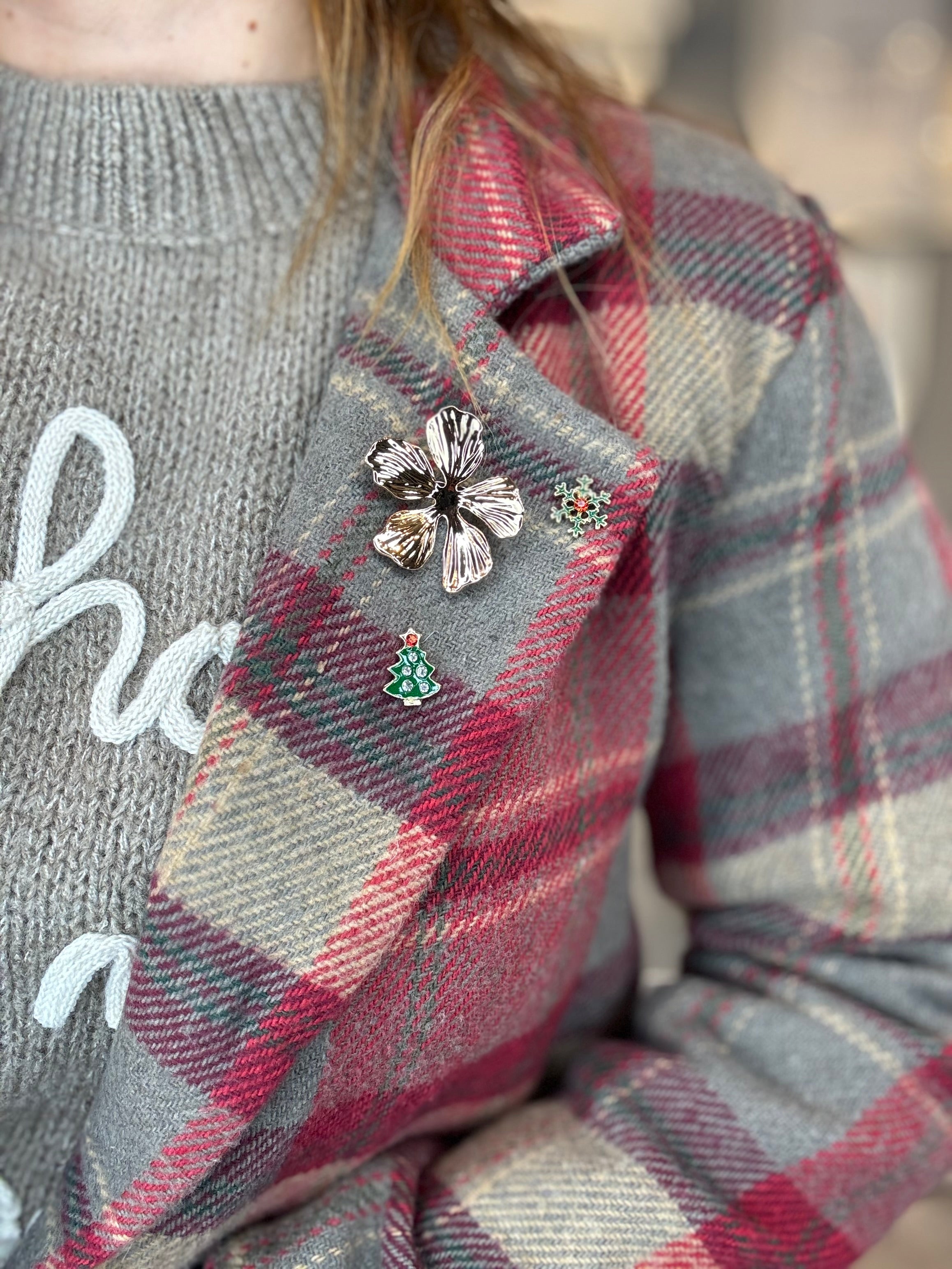 Spilla albero di Natale