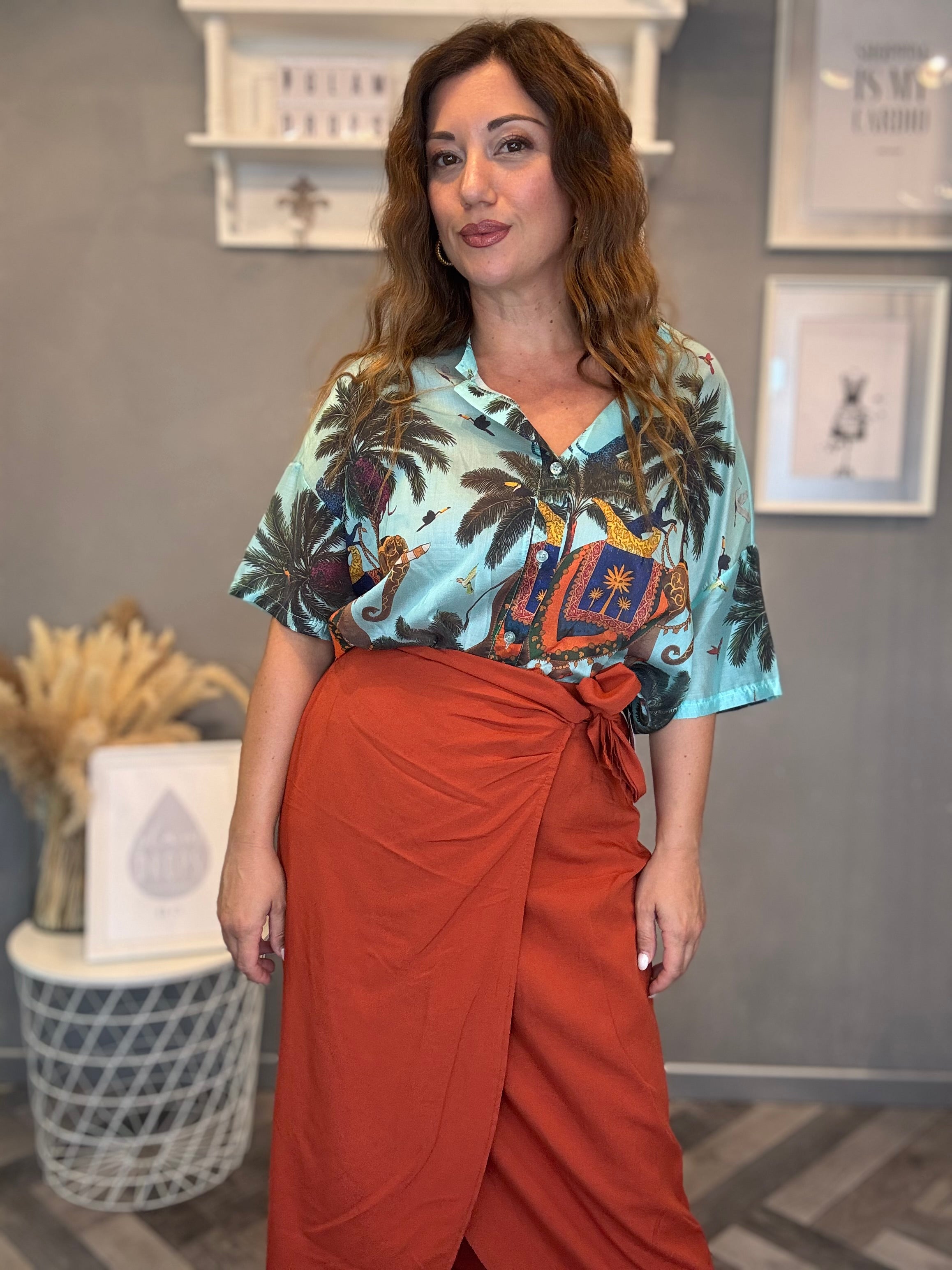 Camicia Isla Bonita Elefanti