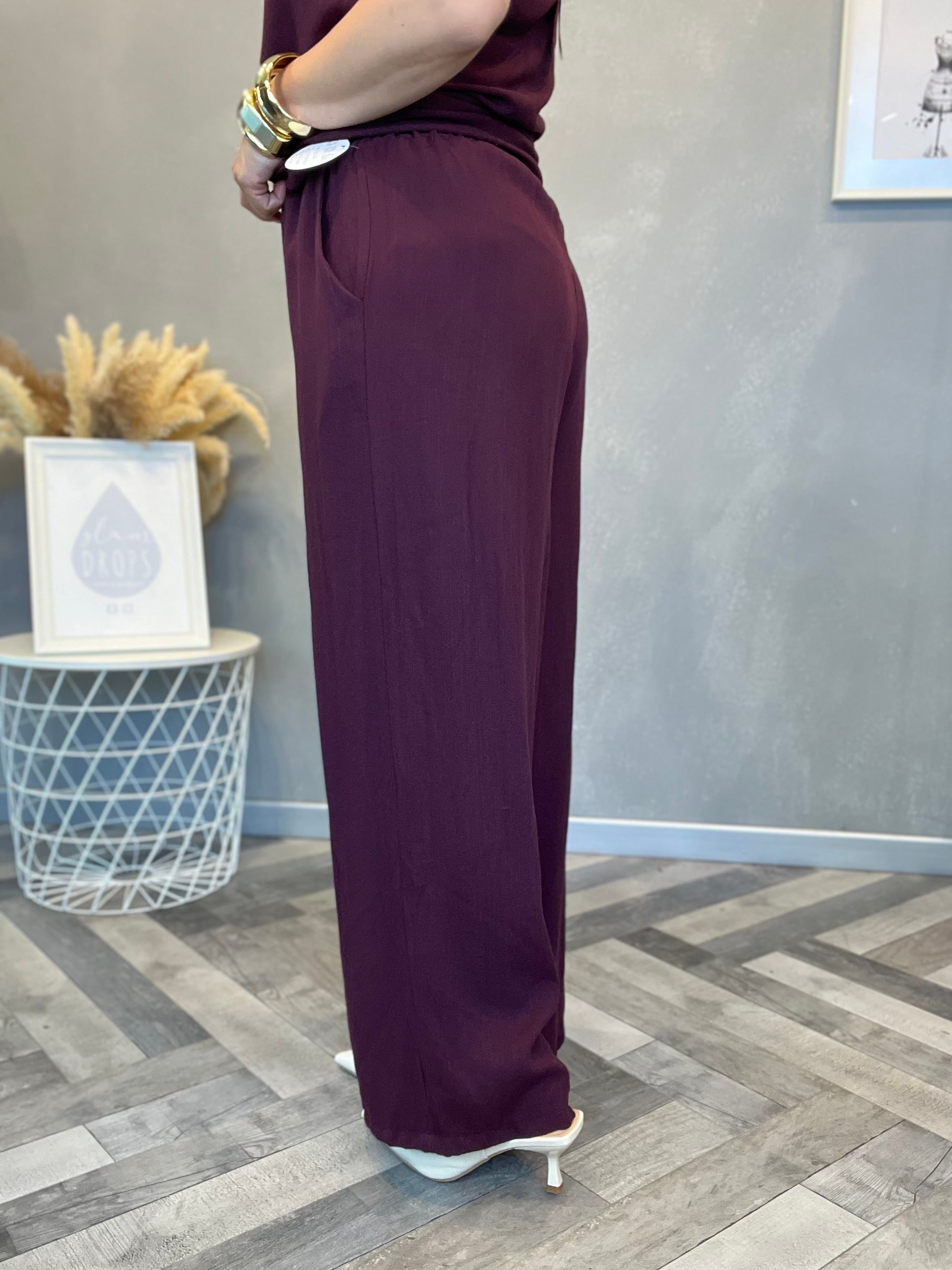 Pantalone Borgogna
