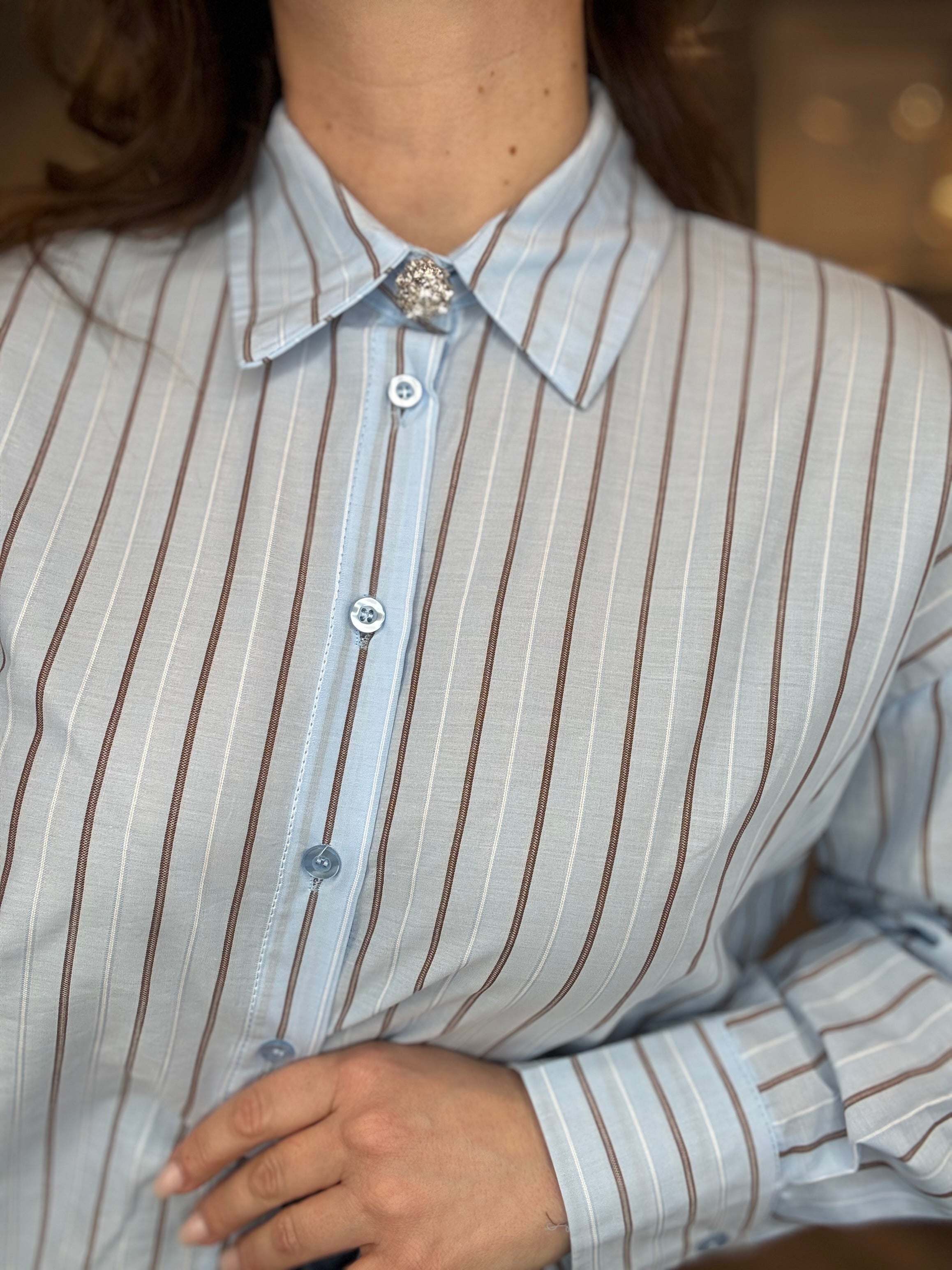 Clip gioiello argento da bottone