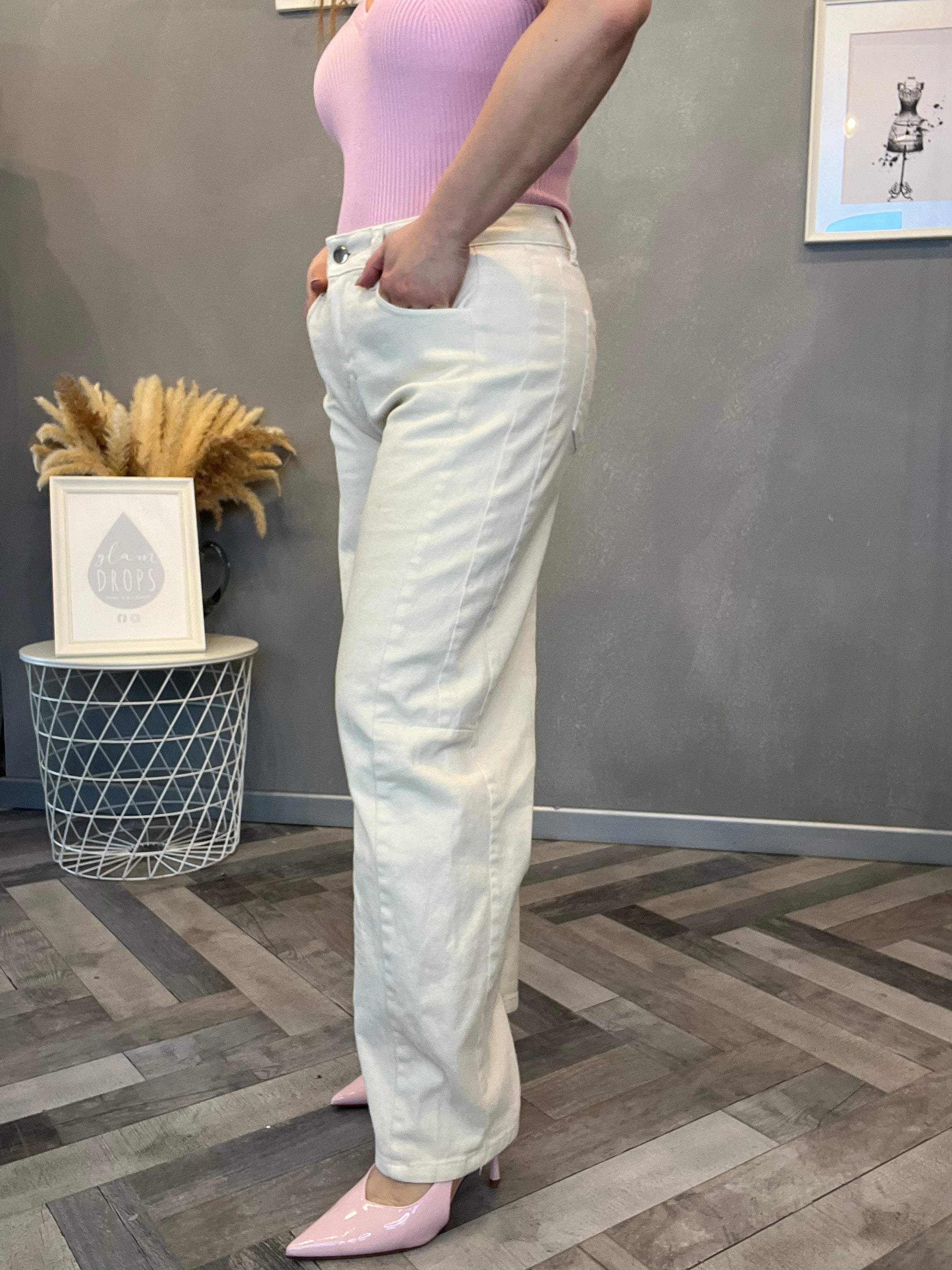 Jeans barrel burro