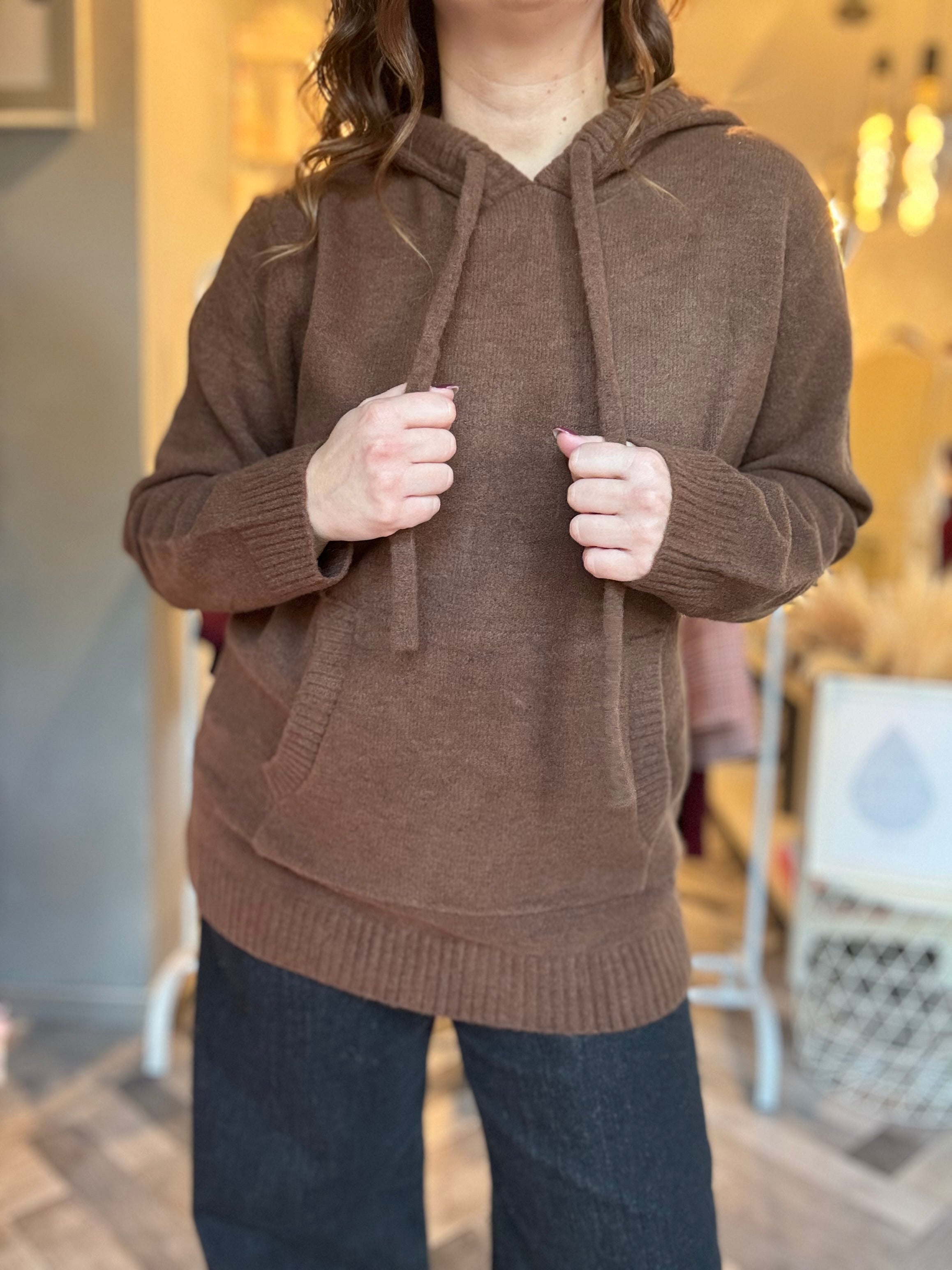 Lumina maglia felpa con cappuccio