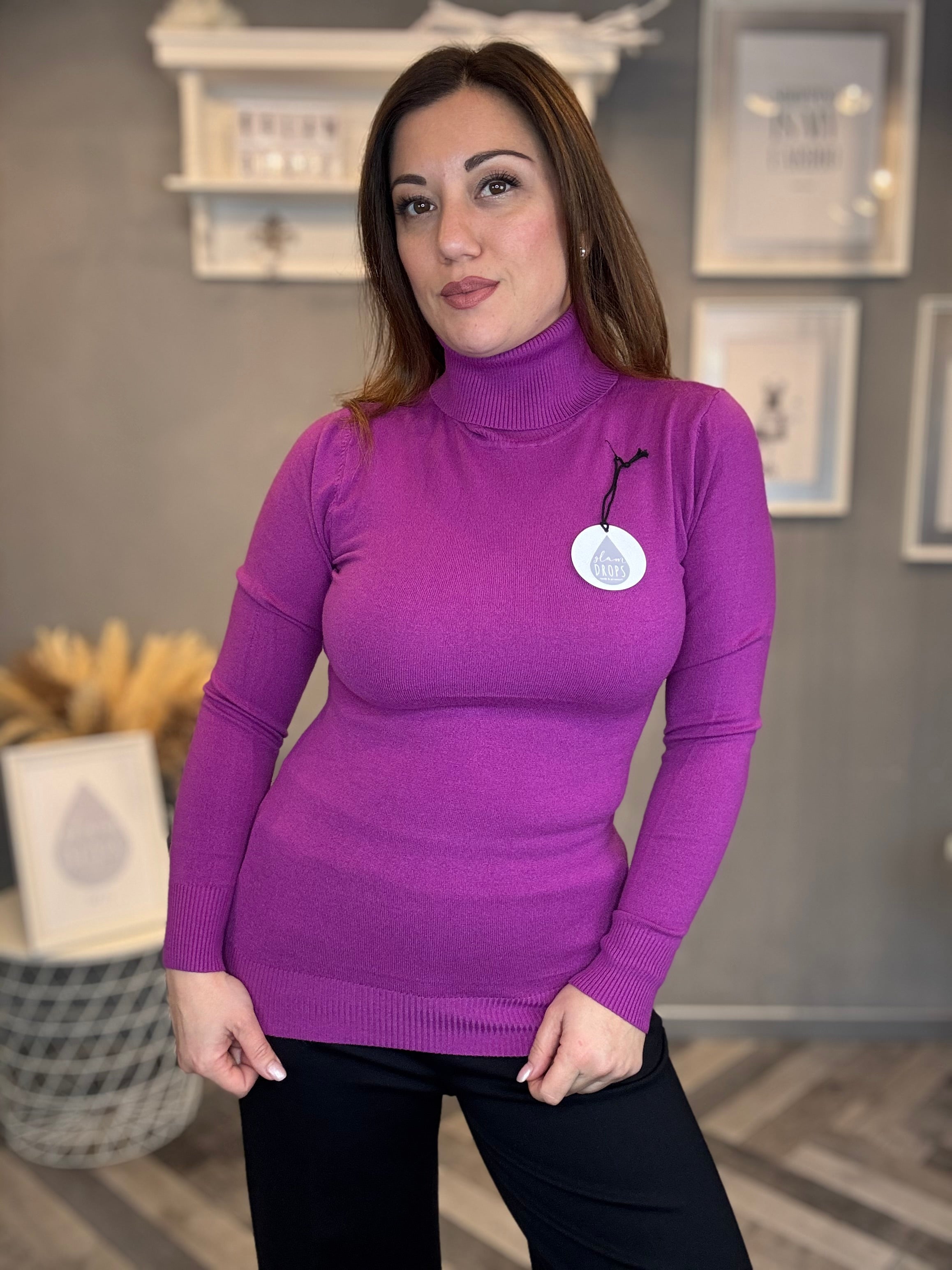 Lupetto basic ciclamino