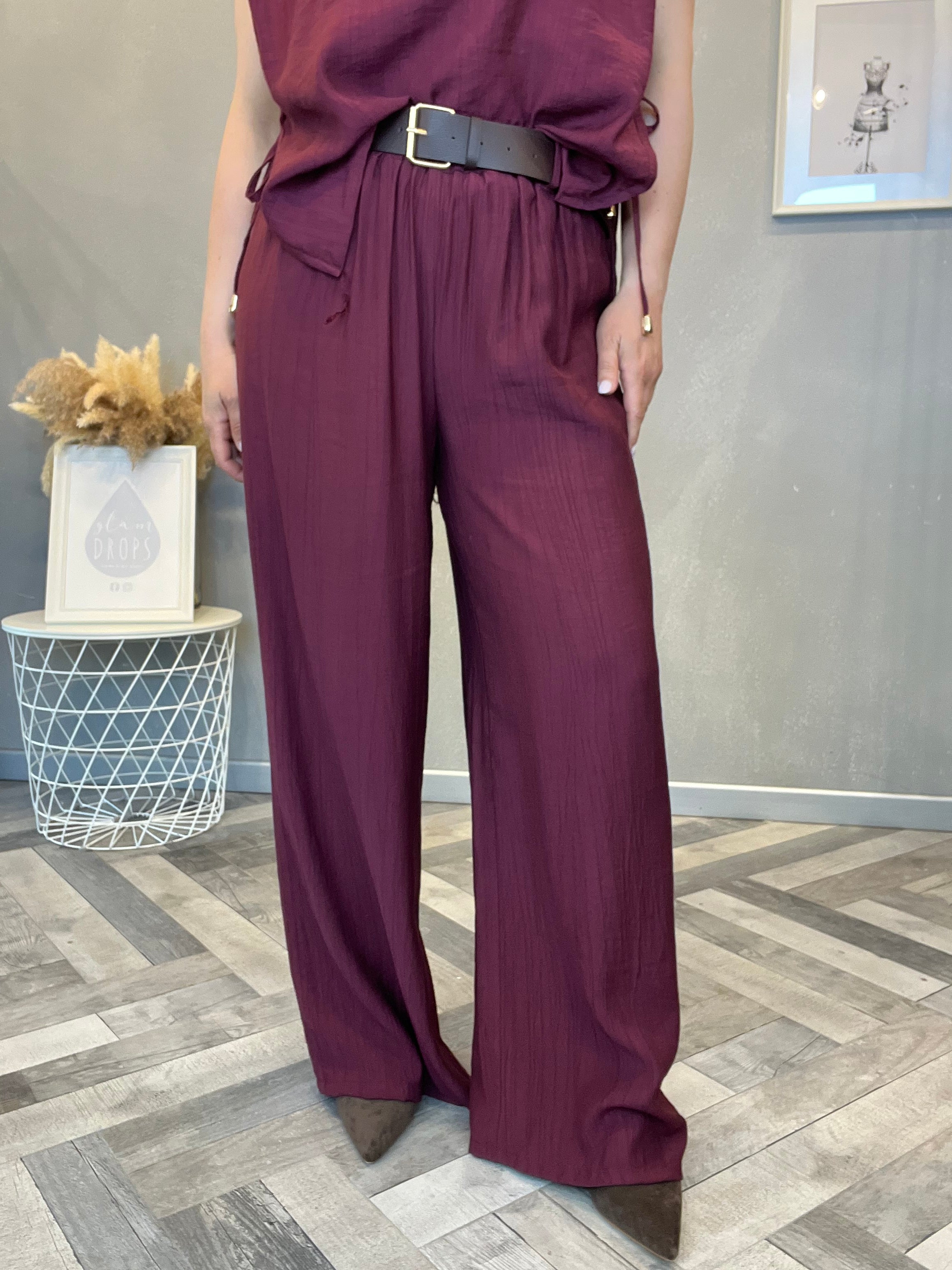 Coordinato Soft Essential Borgogna