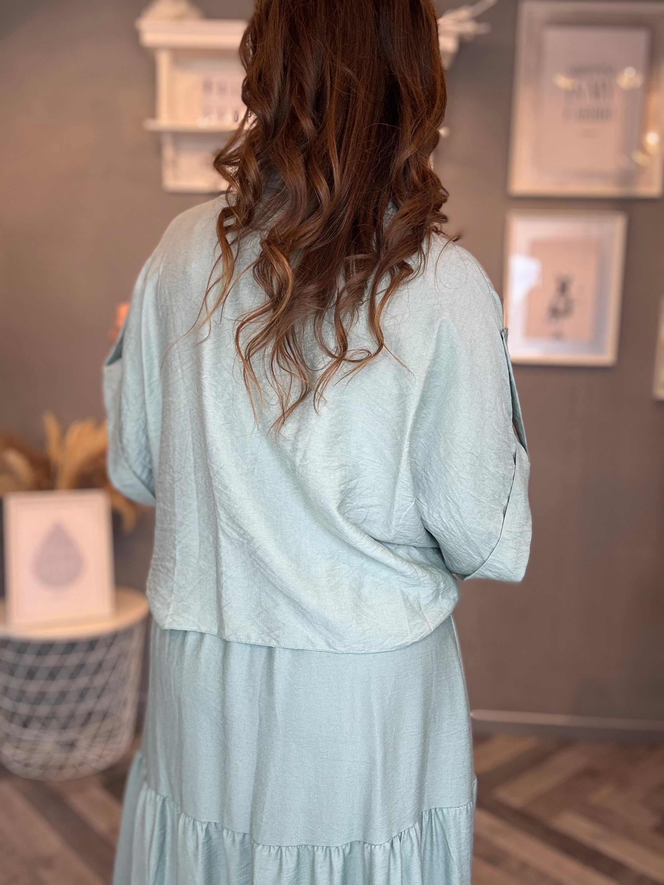 Camicia Nuance Verde acqua