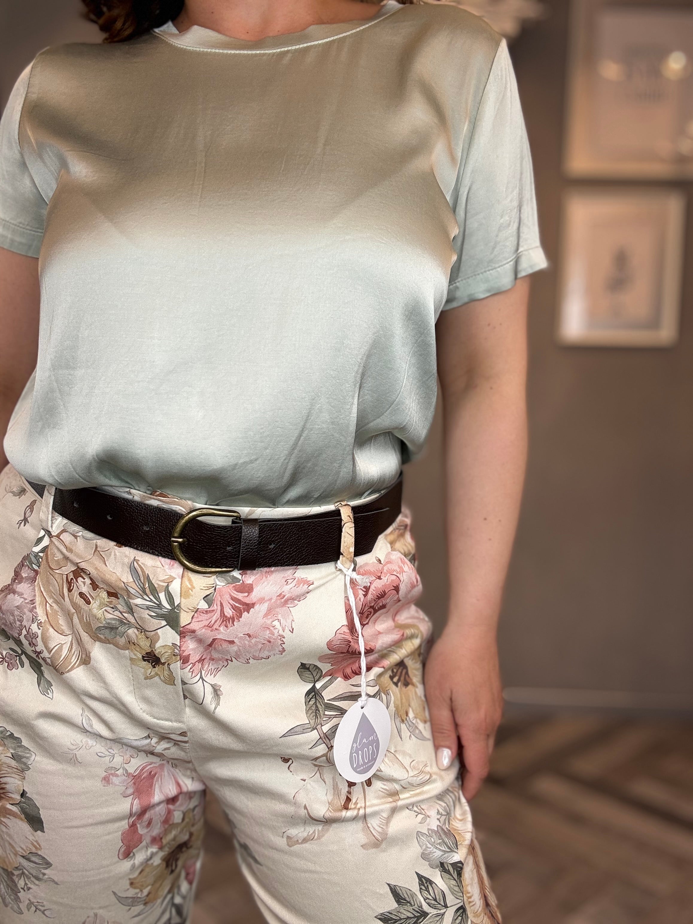 Blusa Vicky in raso di viscosa