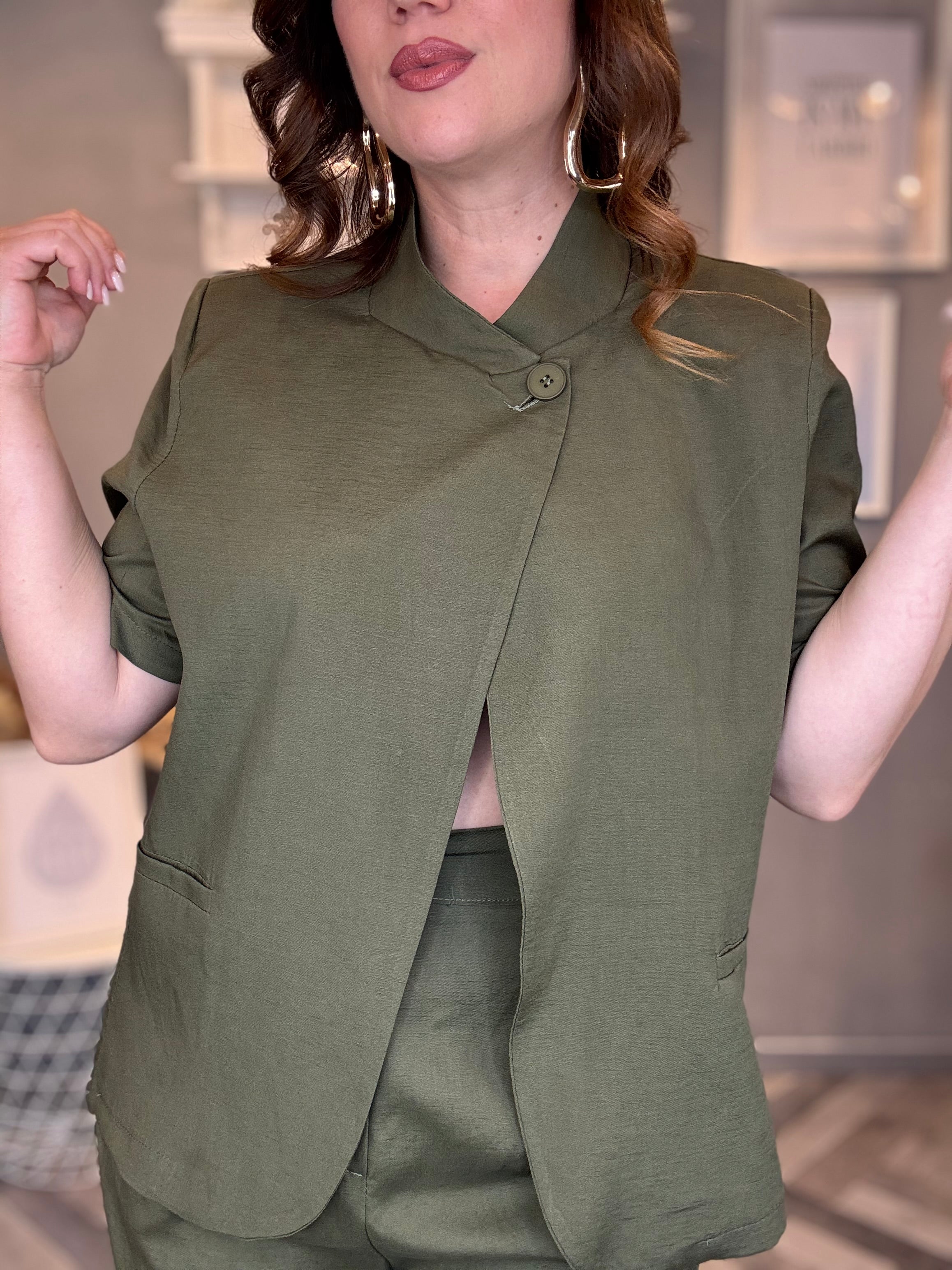 Set Icona verde militare