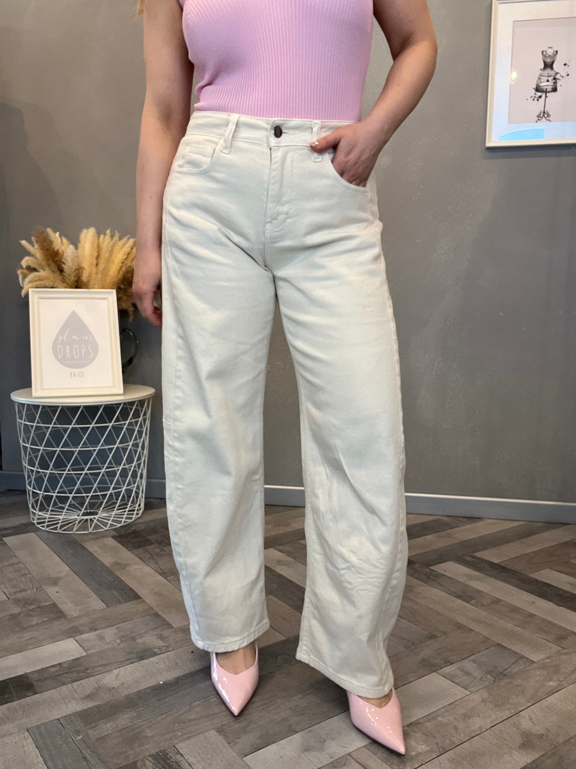 Jeans barrel burro