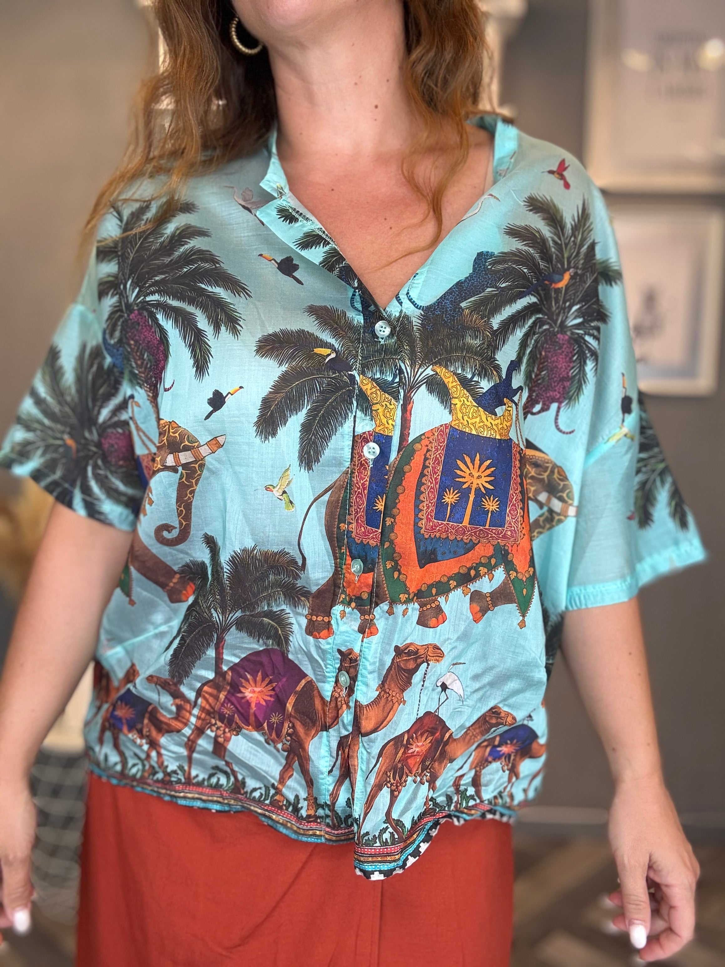Camicia Isla Bonita Elefanti