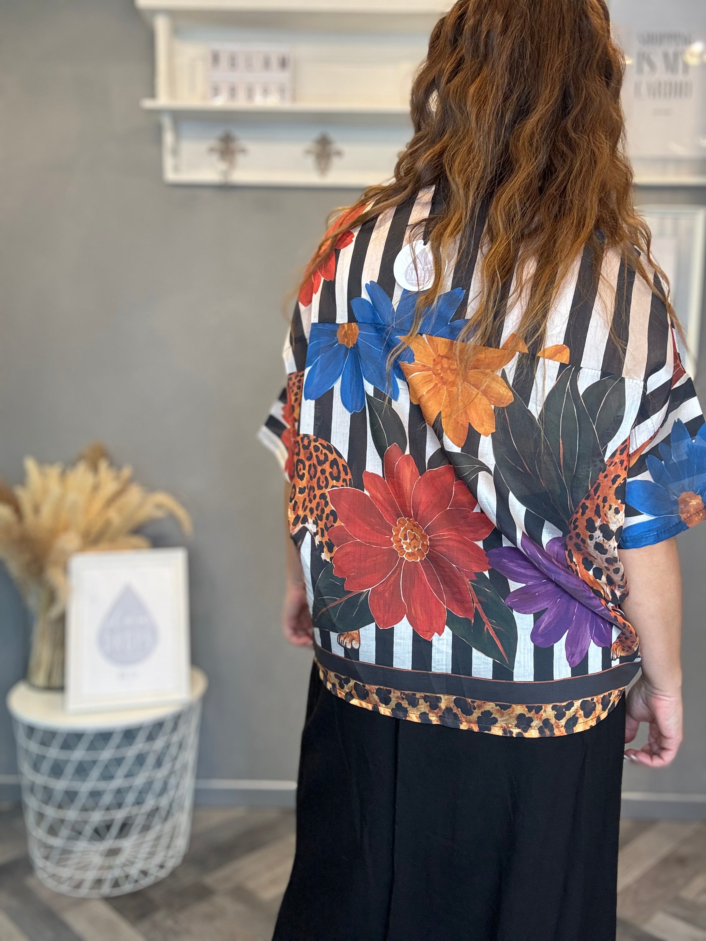 Camicia Isla Bonita Righe e fiori