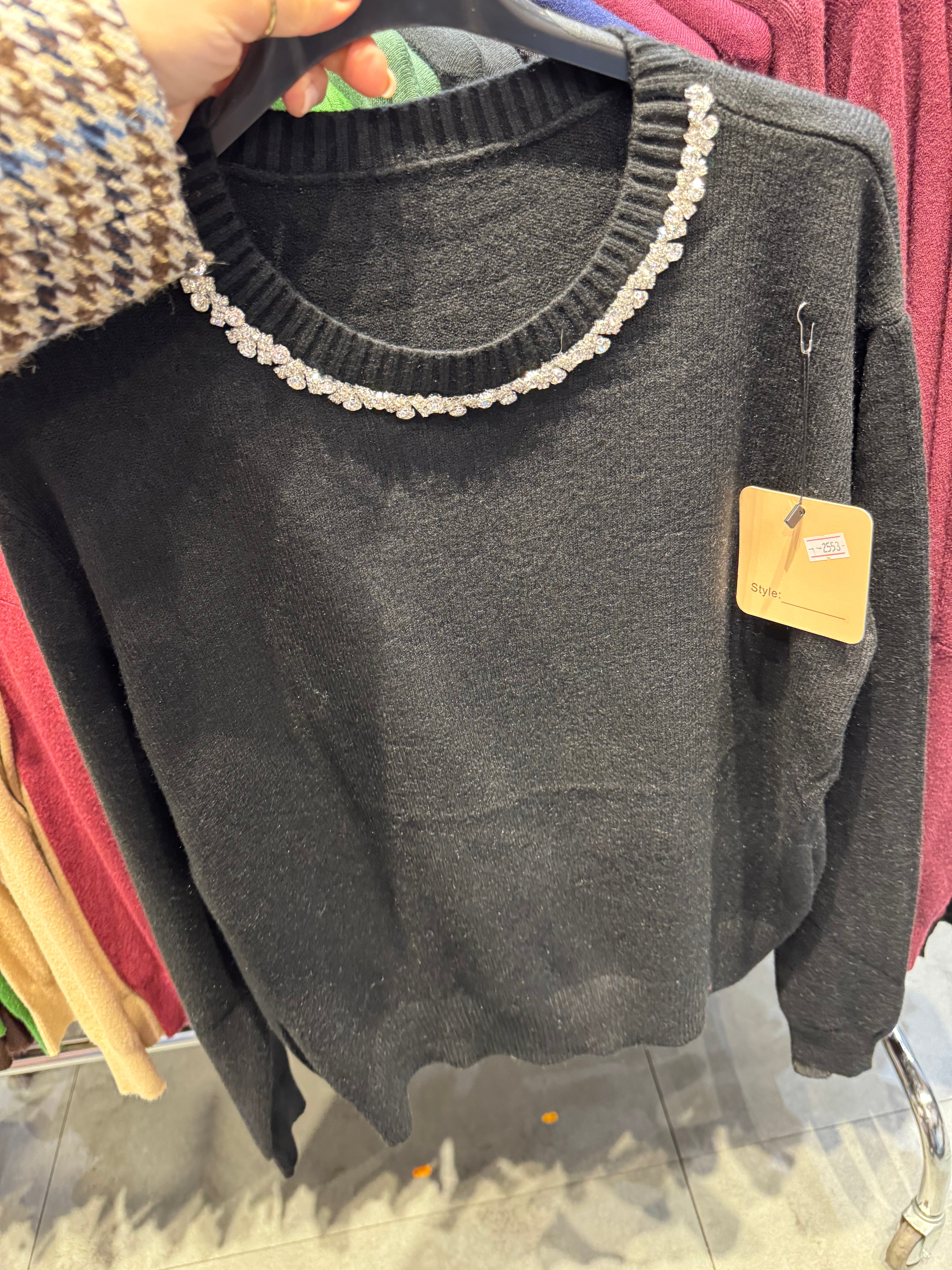 Maglioncino collo Diamonds