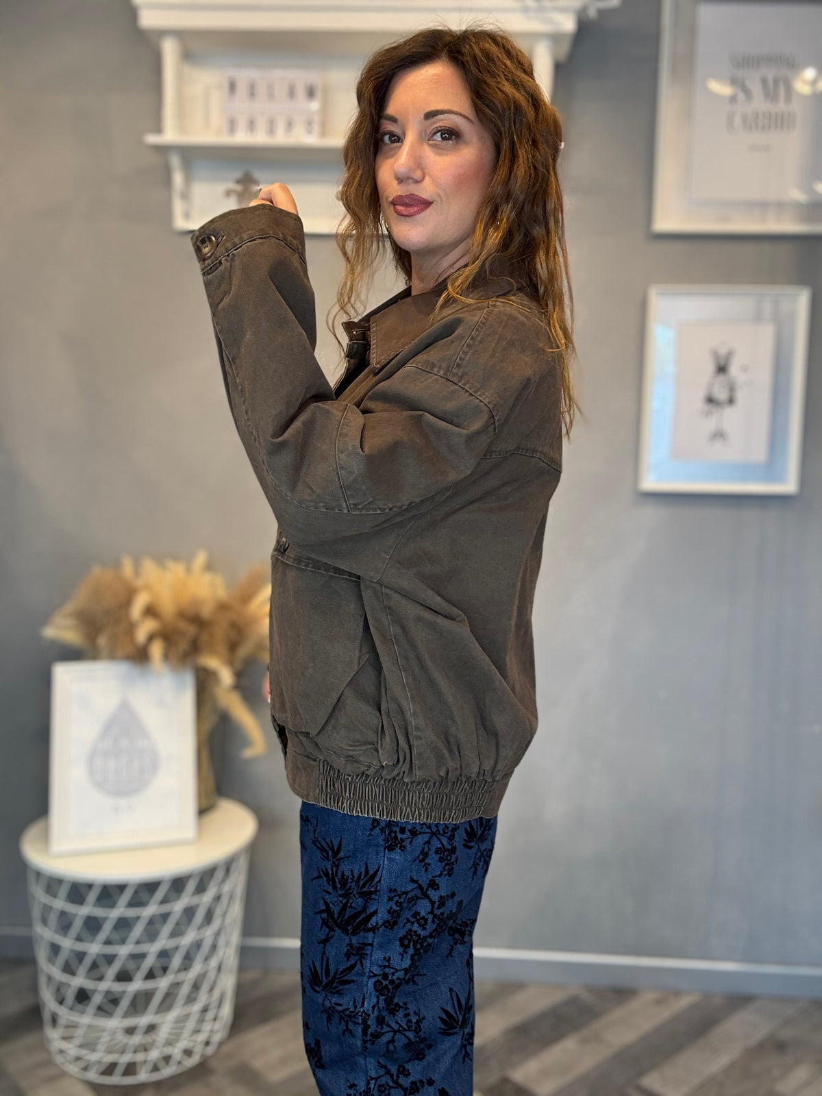 Giubbotto Utility Washed