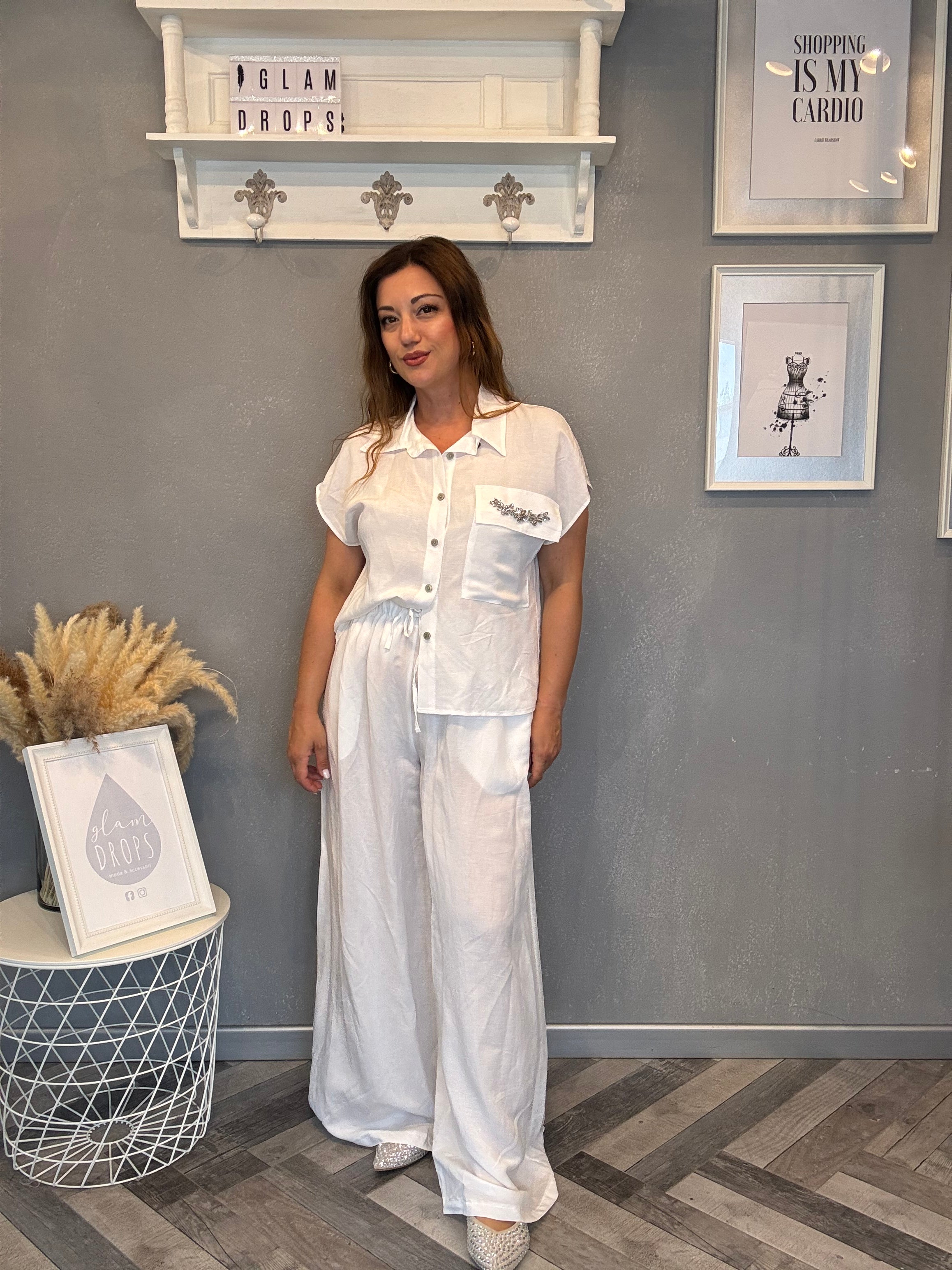 Coordinato Diamond Bianco