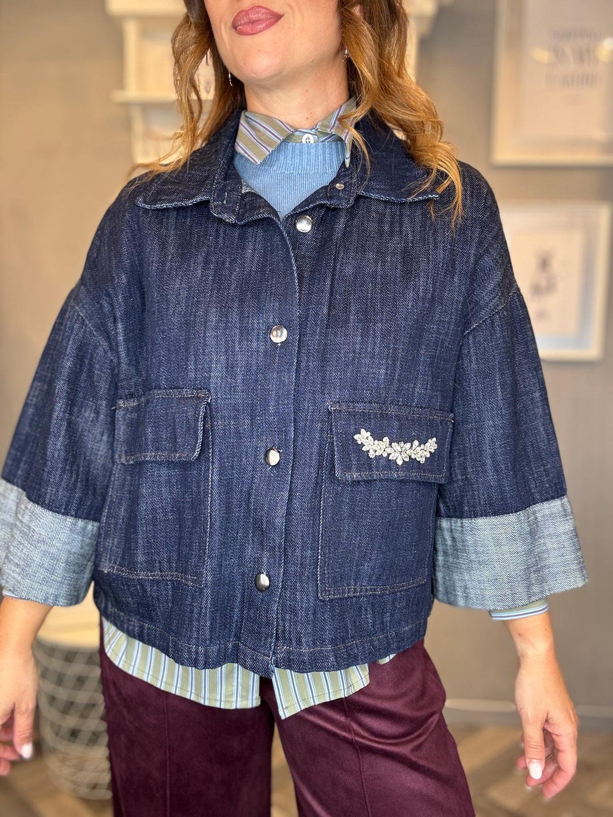 Giacca Diamond denim