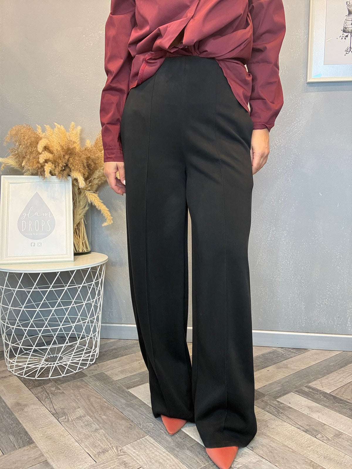 Pantalone palazzo Linea nero