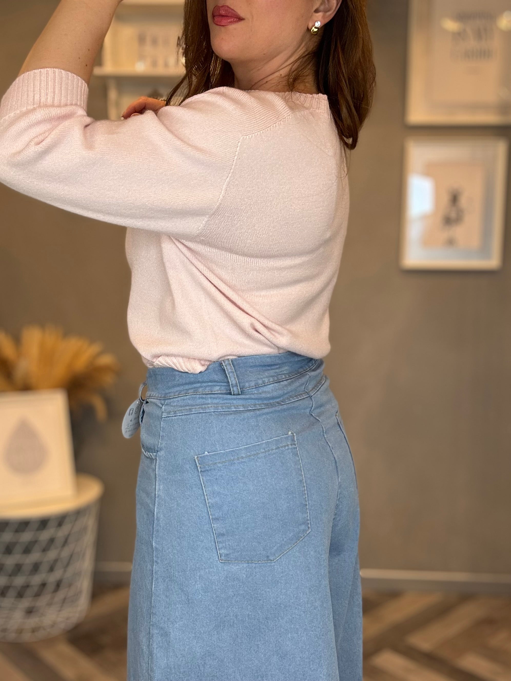 Jeans palazzo over